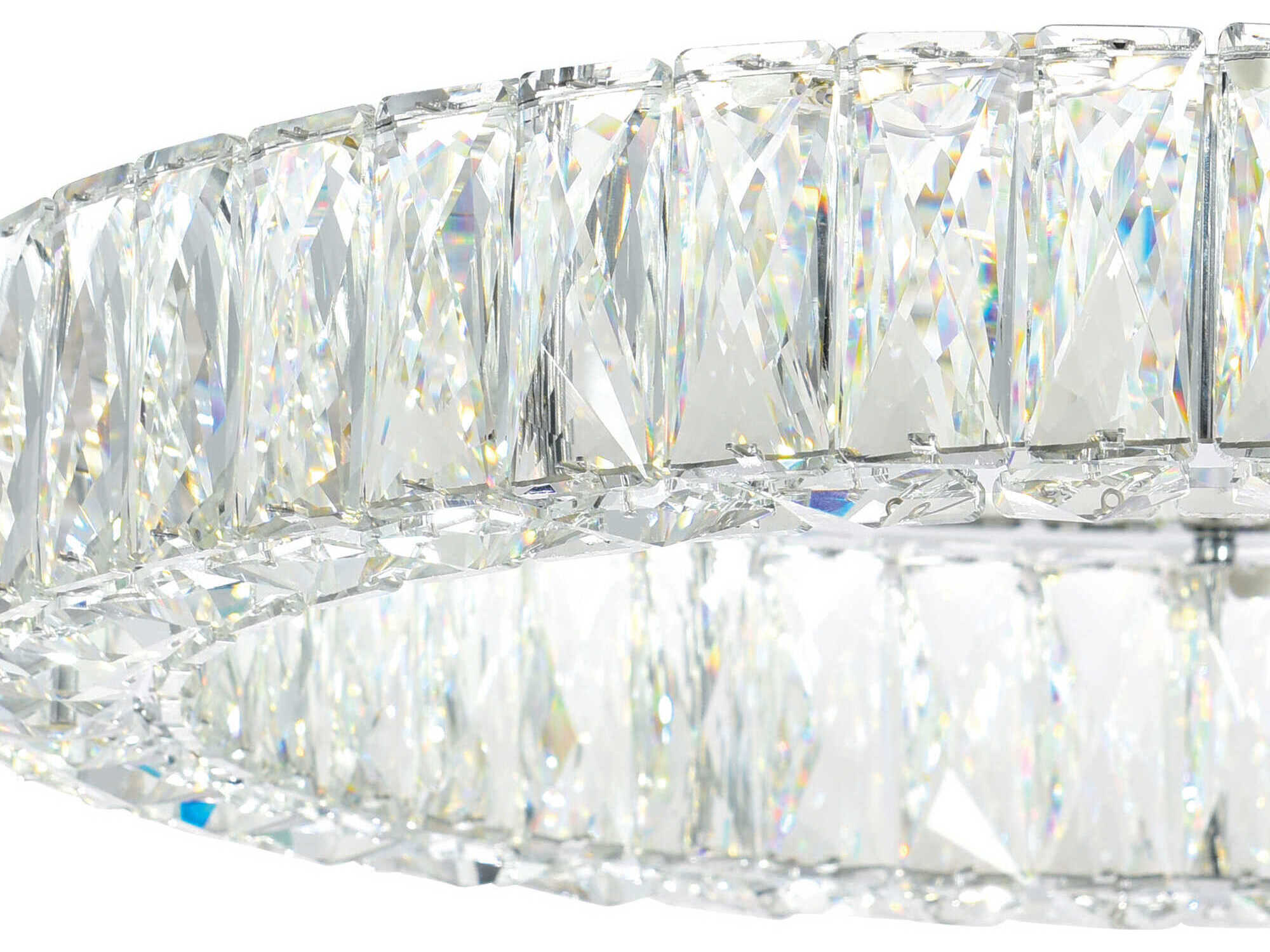 CWI Lighting Madeline Chrome Round Tiered Pendant