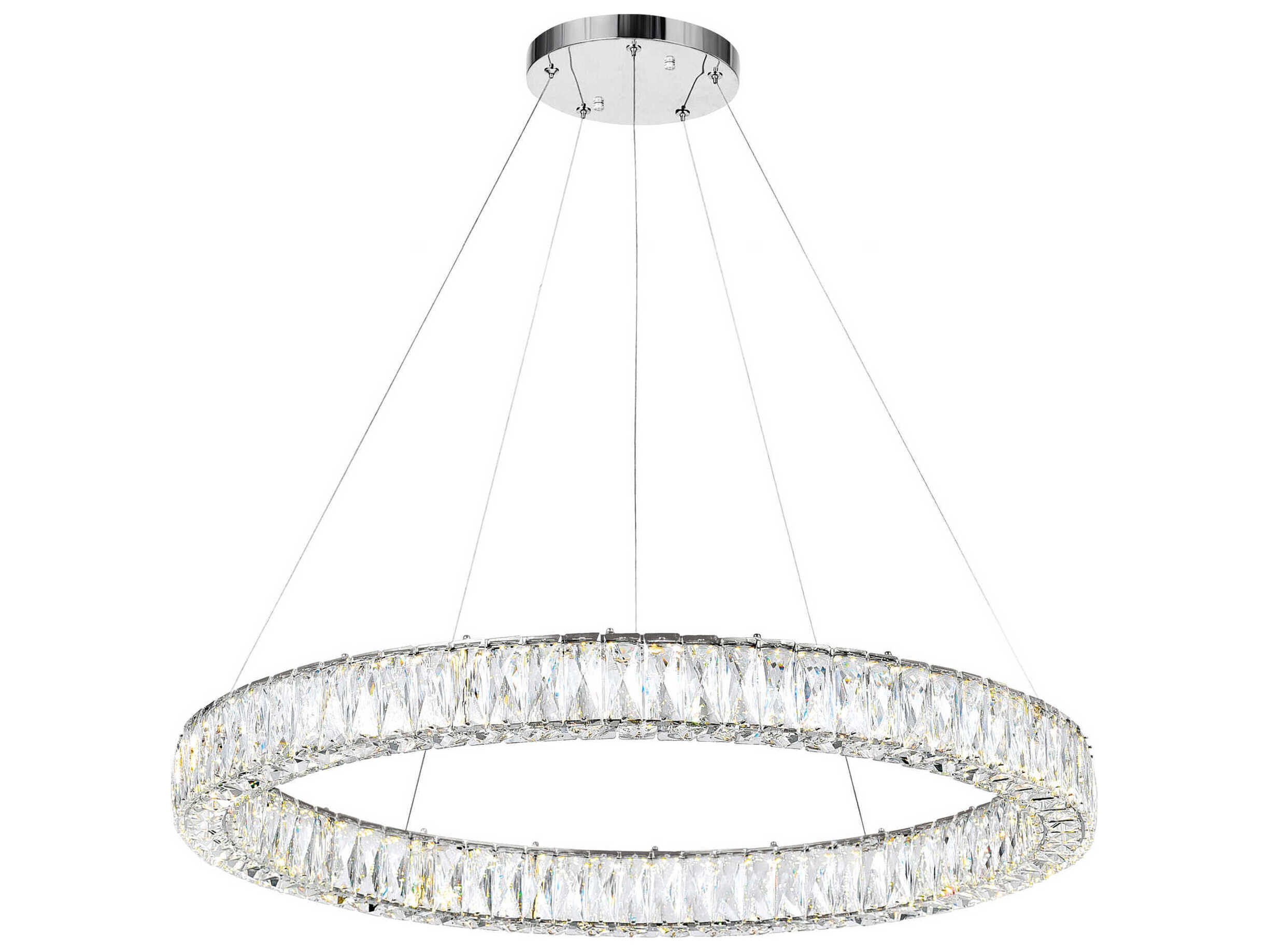 CWI Lighting Madeline Chrome Round Pendant