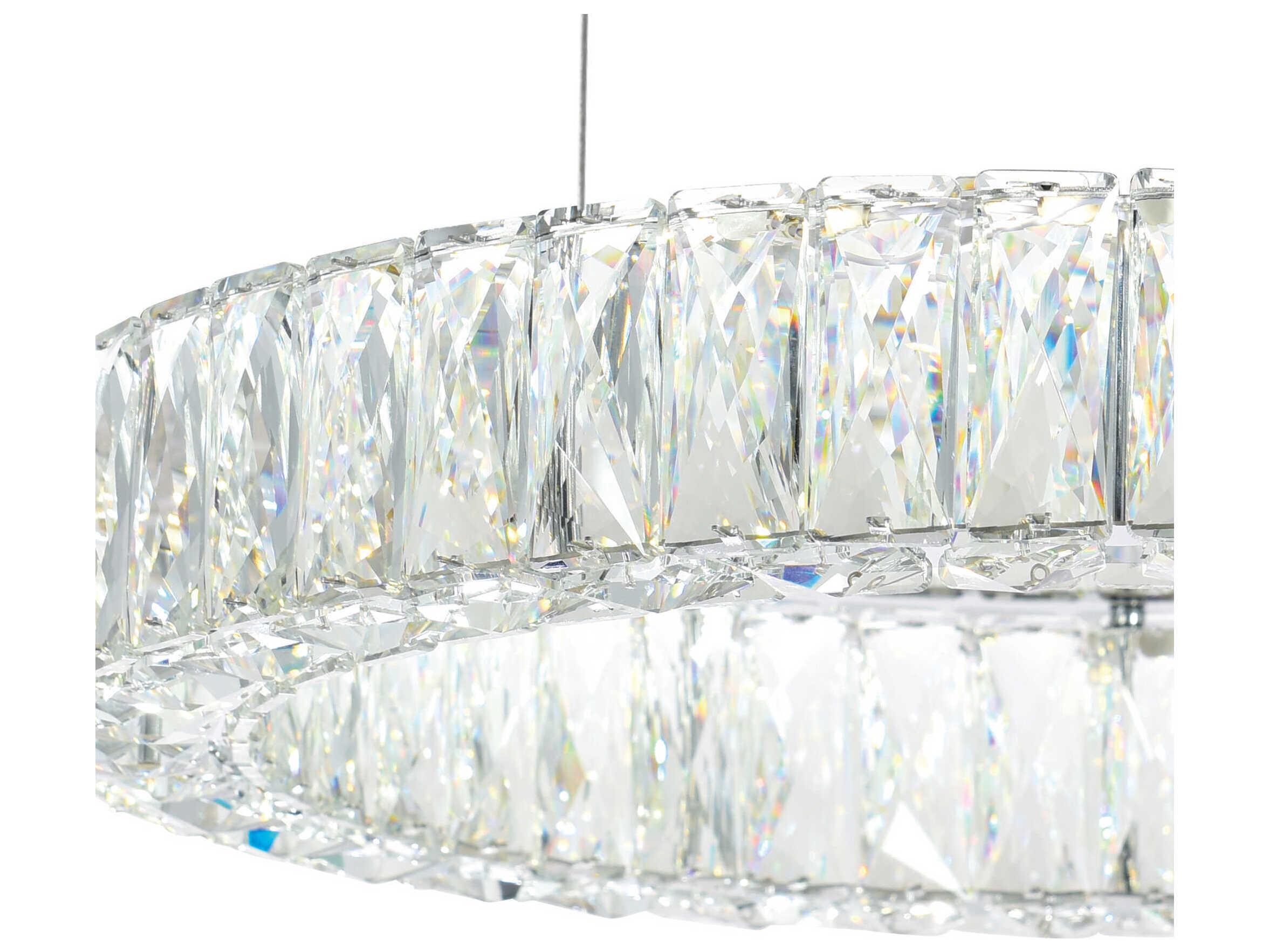 CWI Lighting Madeline Chrome Round Pendant