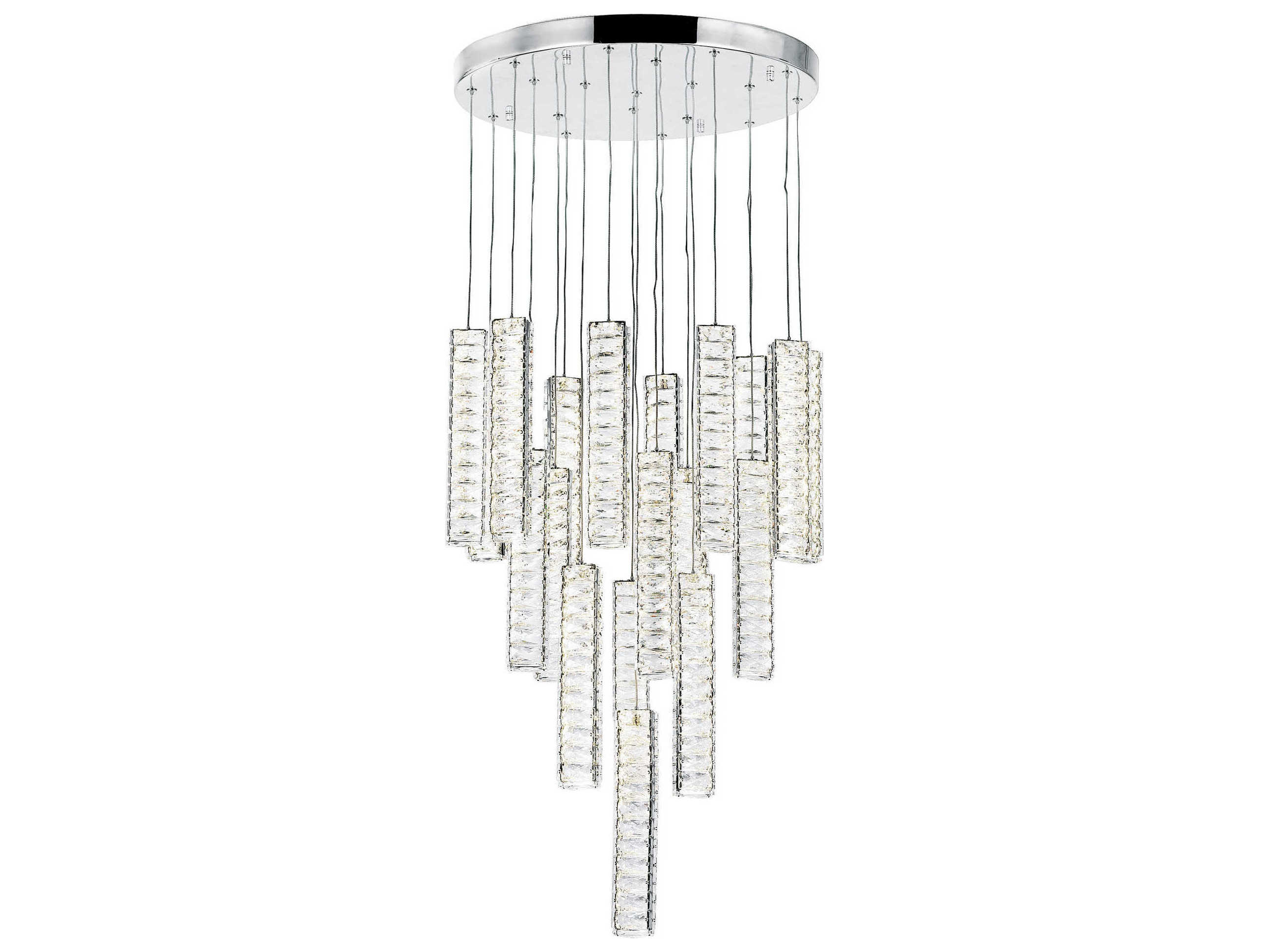 CWI Lighting Celina Chrome Pendant