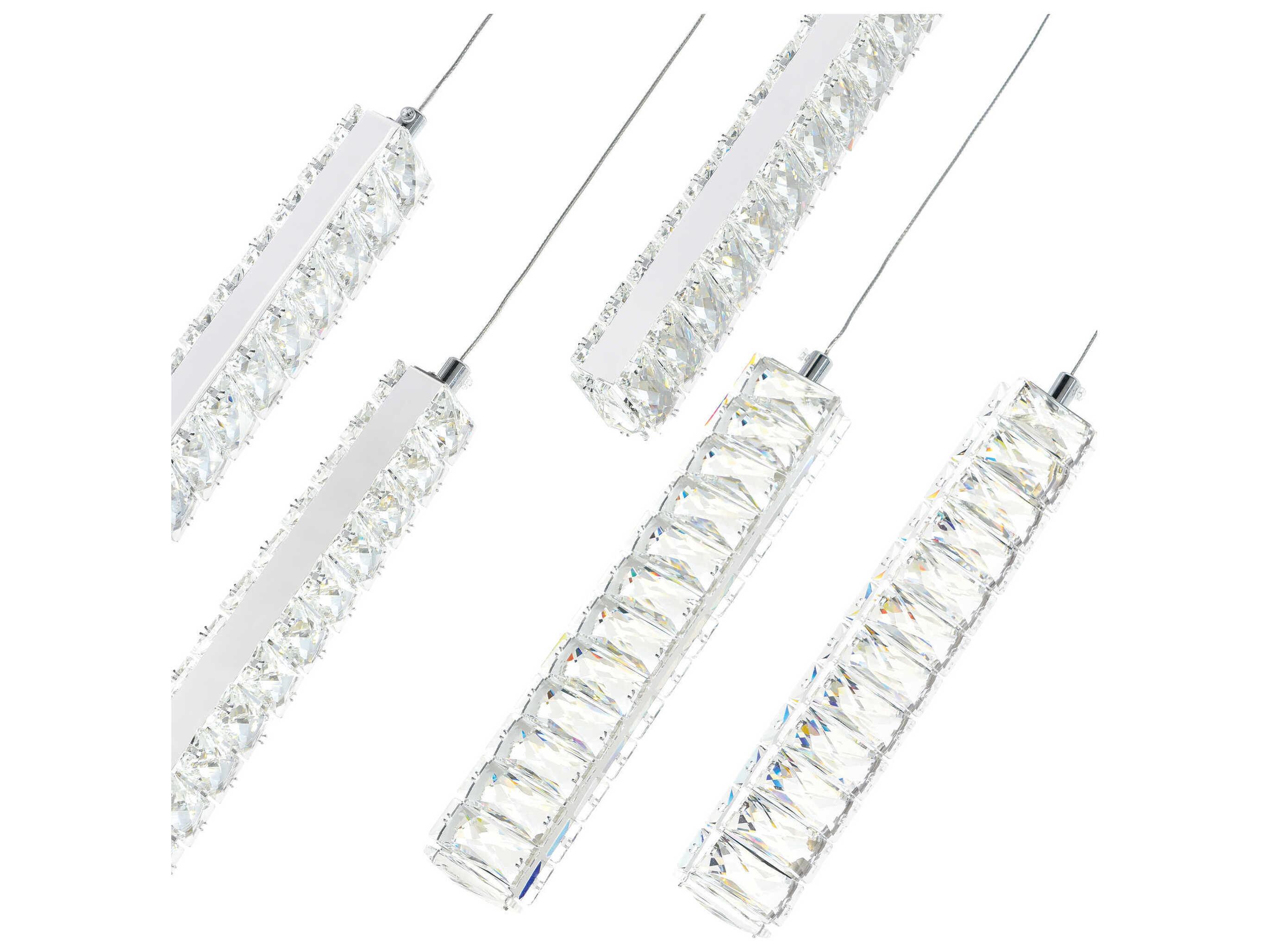 CWI Lighting Celina Chrome Pendant