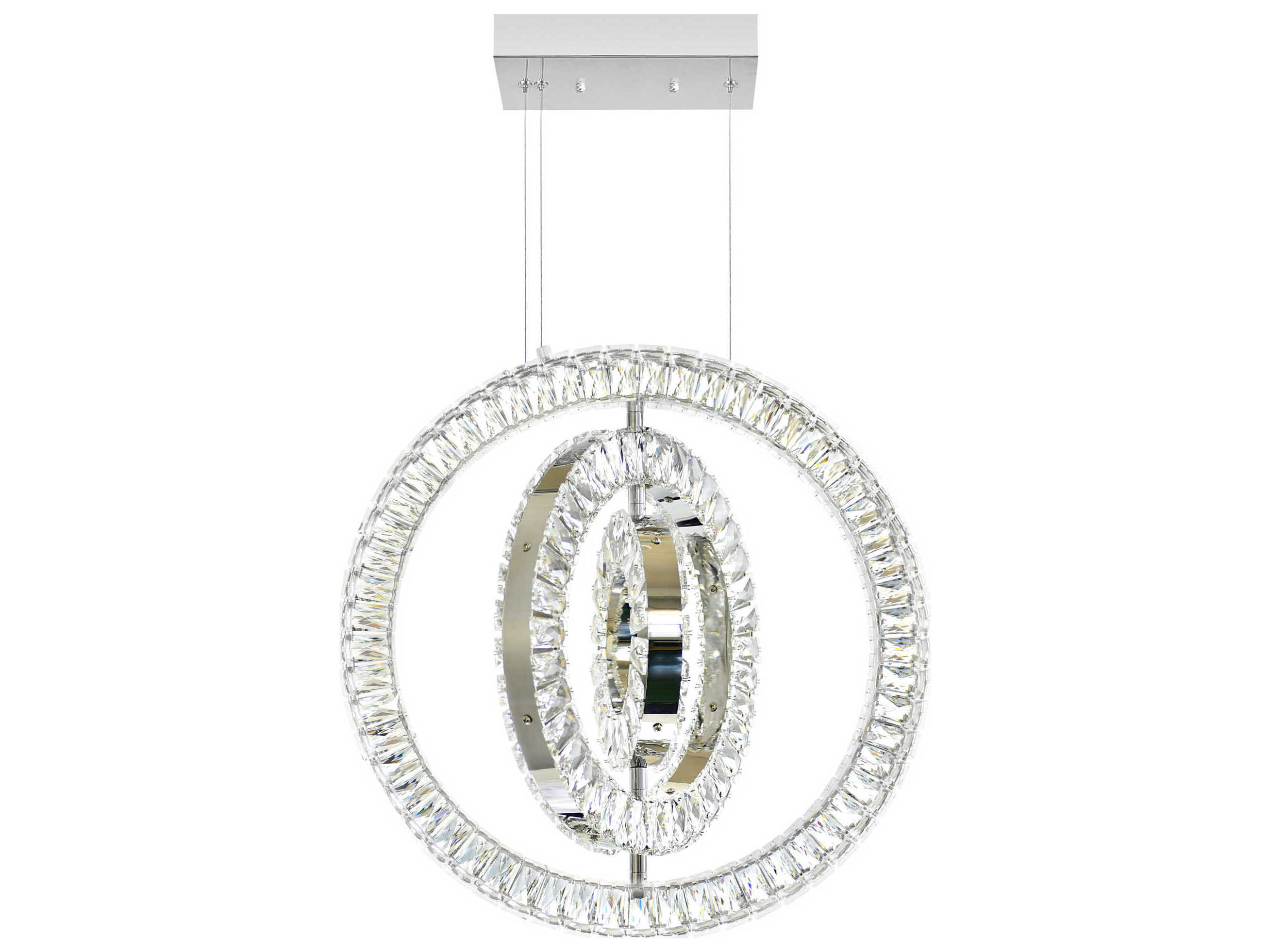 CWI Lighting Celina Chrome Pendant