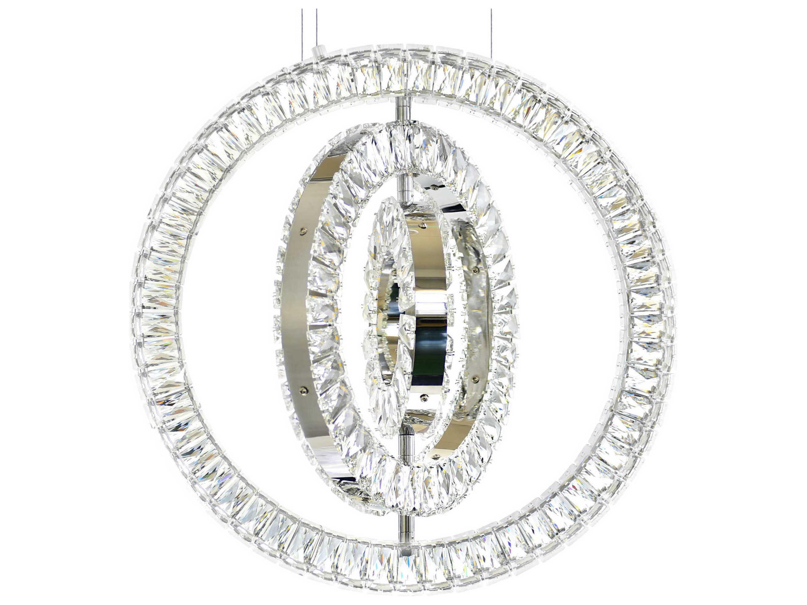 CWI Lighting Celina Chrome Pendant