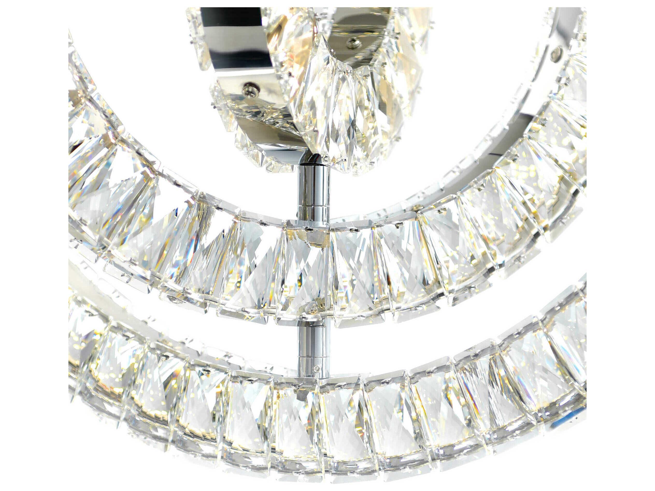 CWI Lighting Celina Chrome Pendant