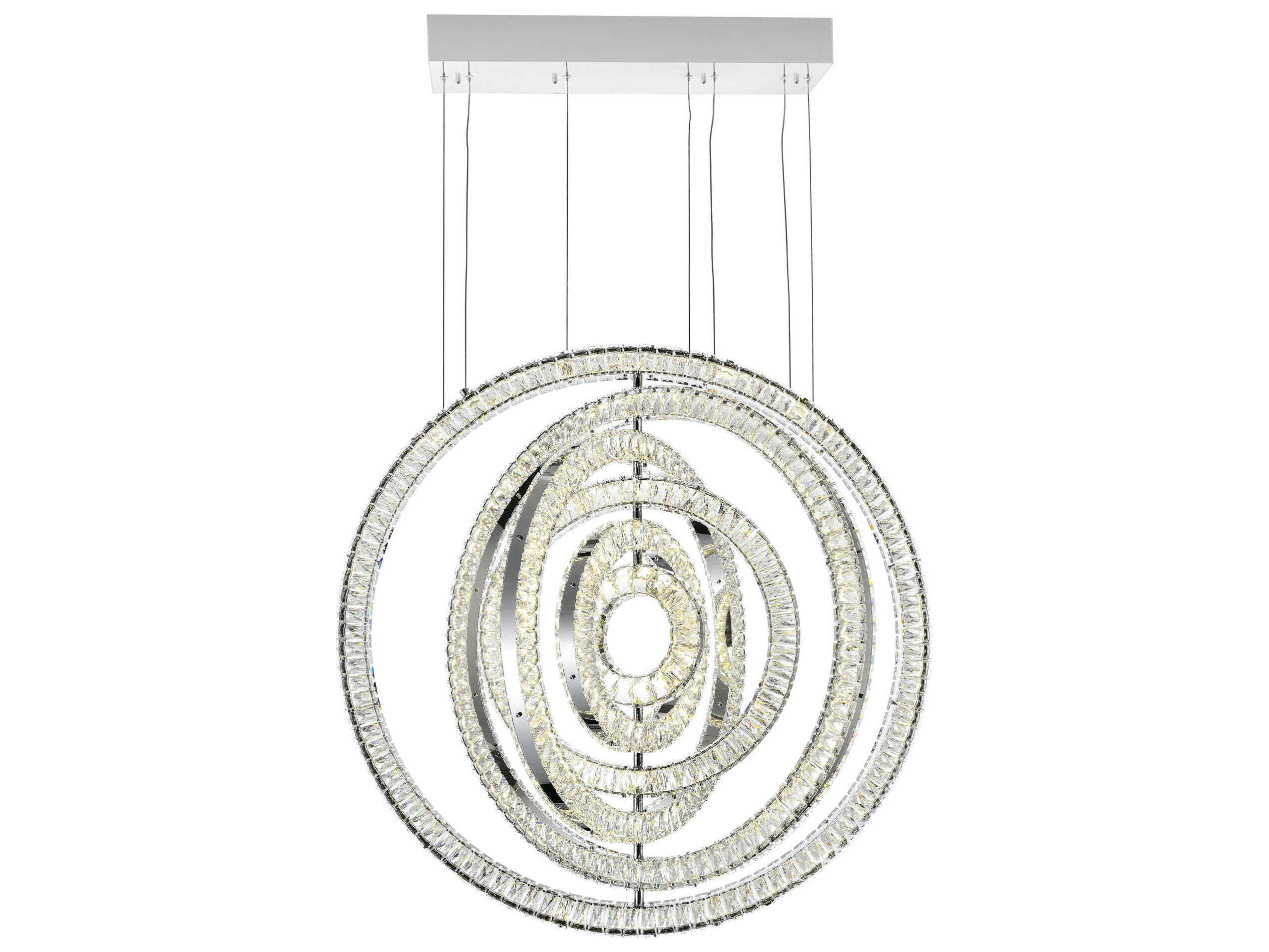 CWI Lighting Celina Chrome Round Pendant