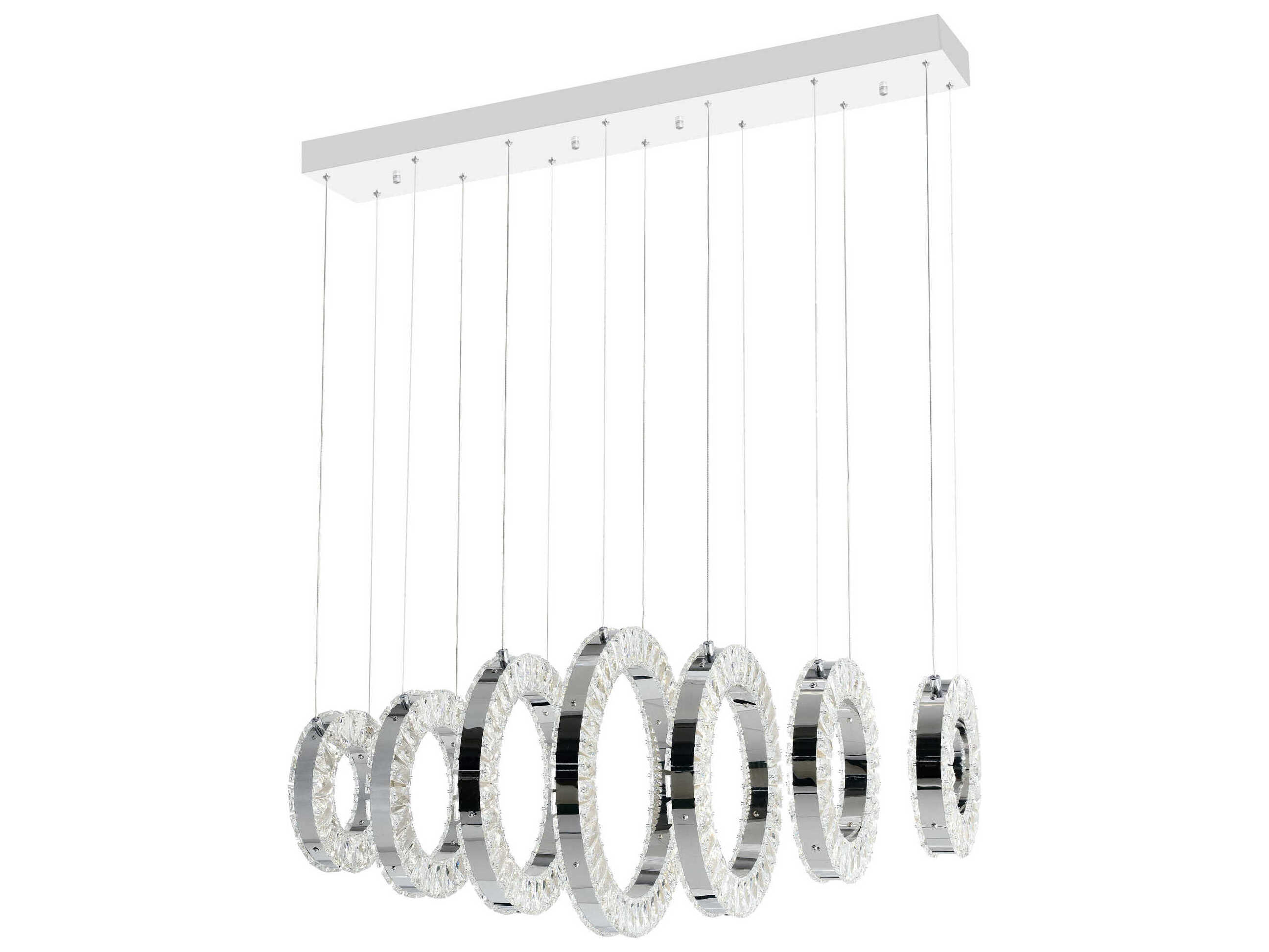 CWI Lighting Celina Chrome Island Pendant