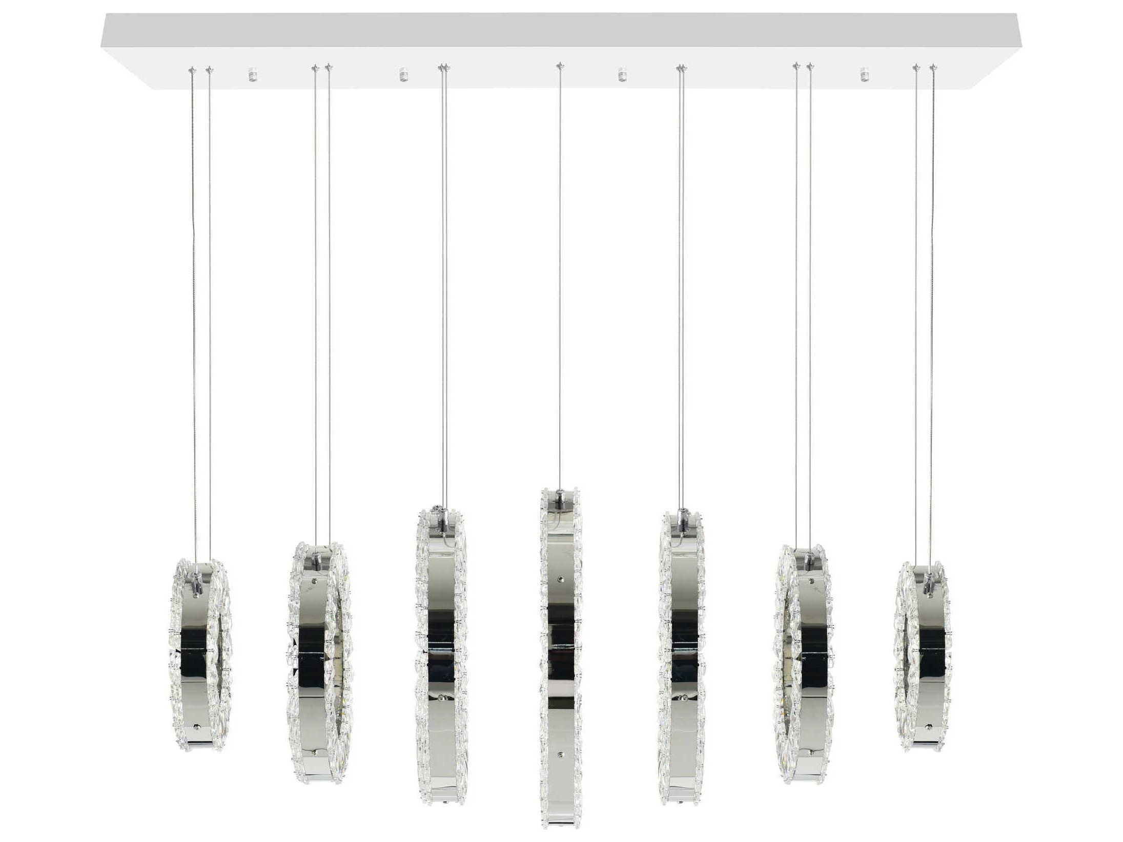 CWI Lighting Celina Chrome Island Pendant