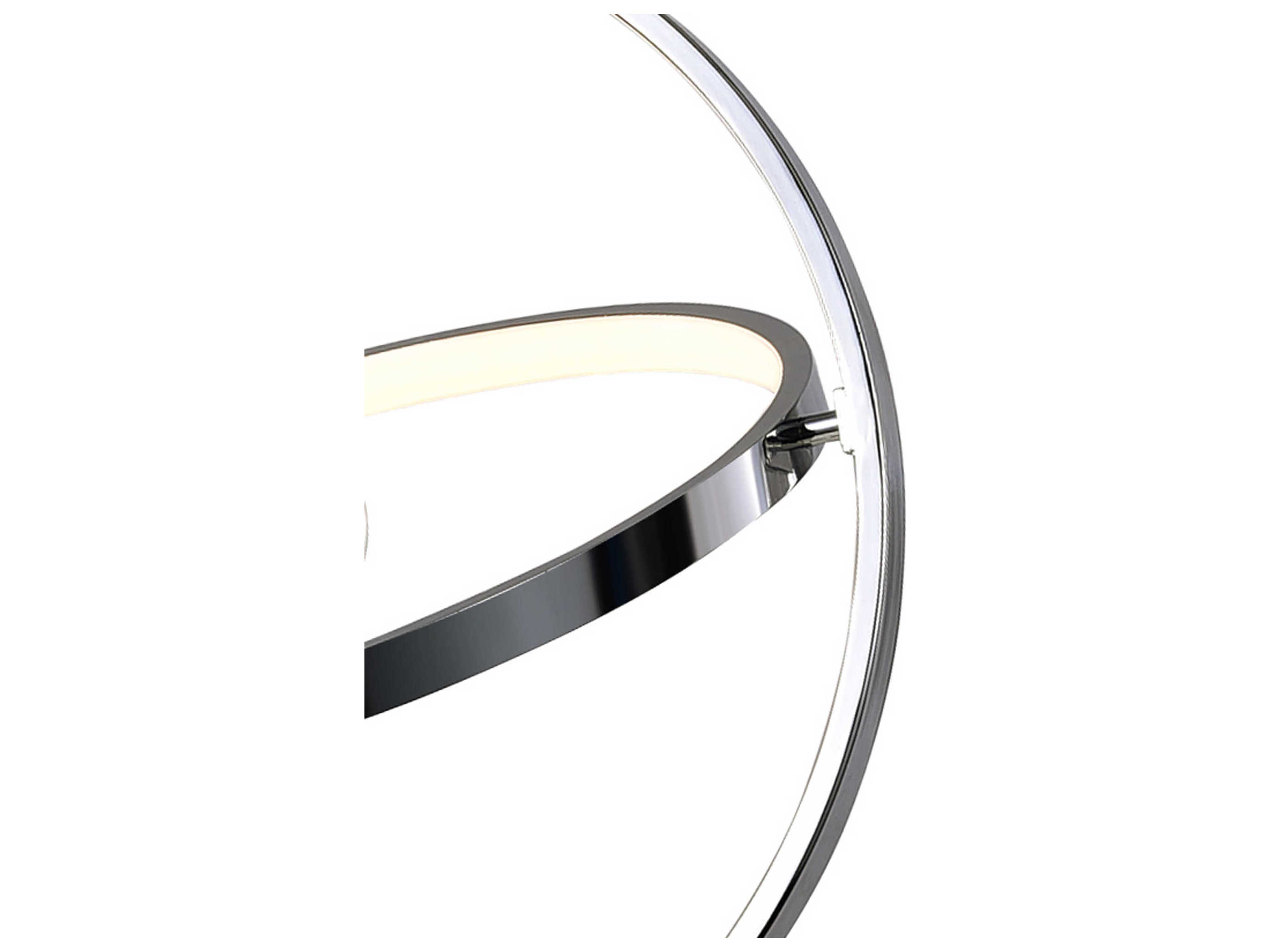 CWI Lighting Colette Chrome Round Pendant