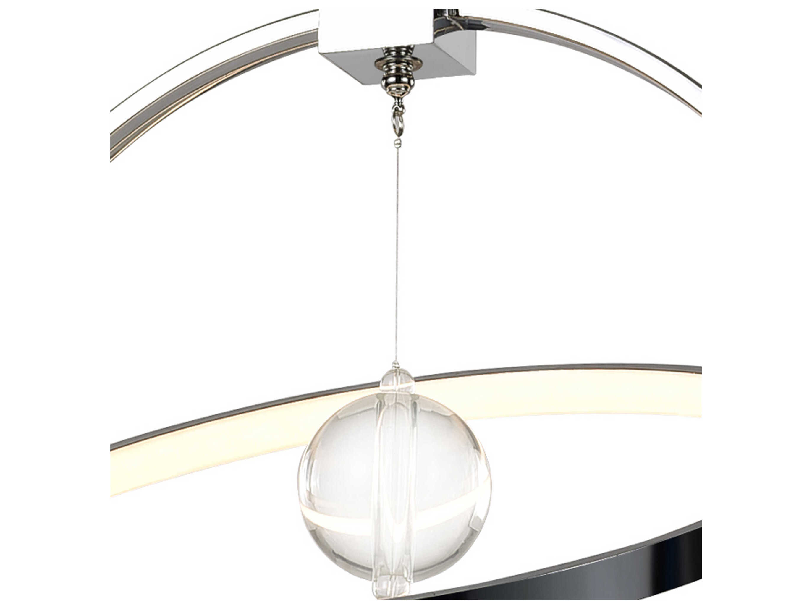 CWI Lighting Colette Chrome Round Pendant