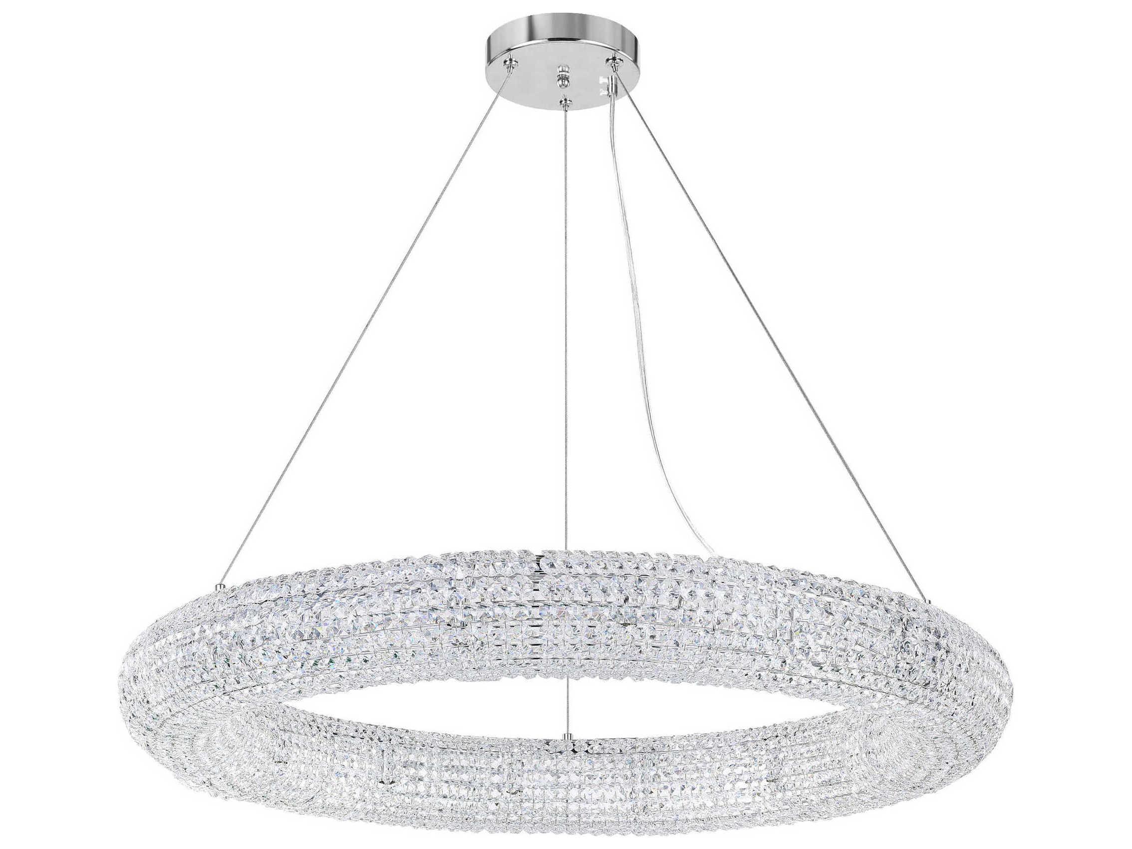 CWI Lighting Veronique 16-Light Chrome Round Chandelier