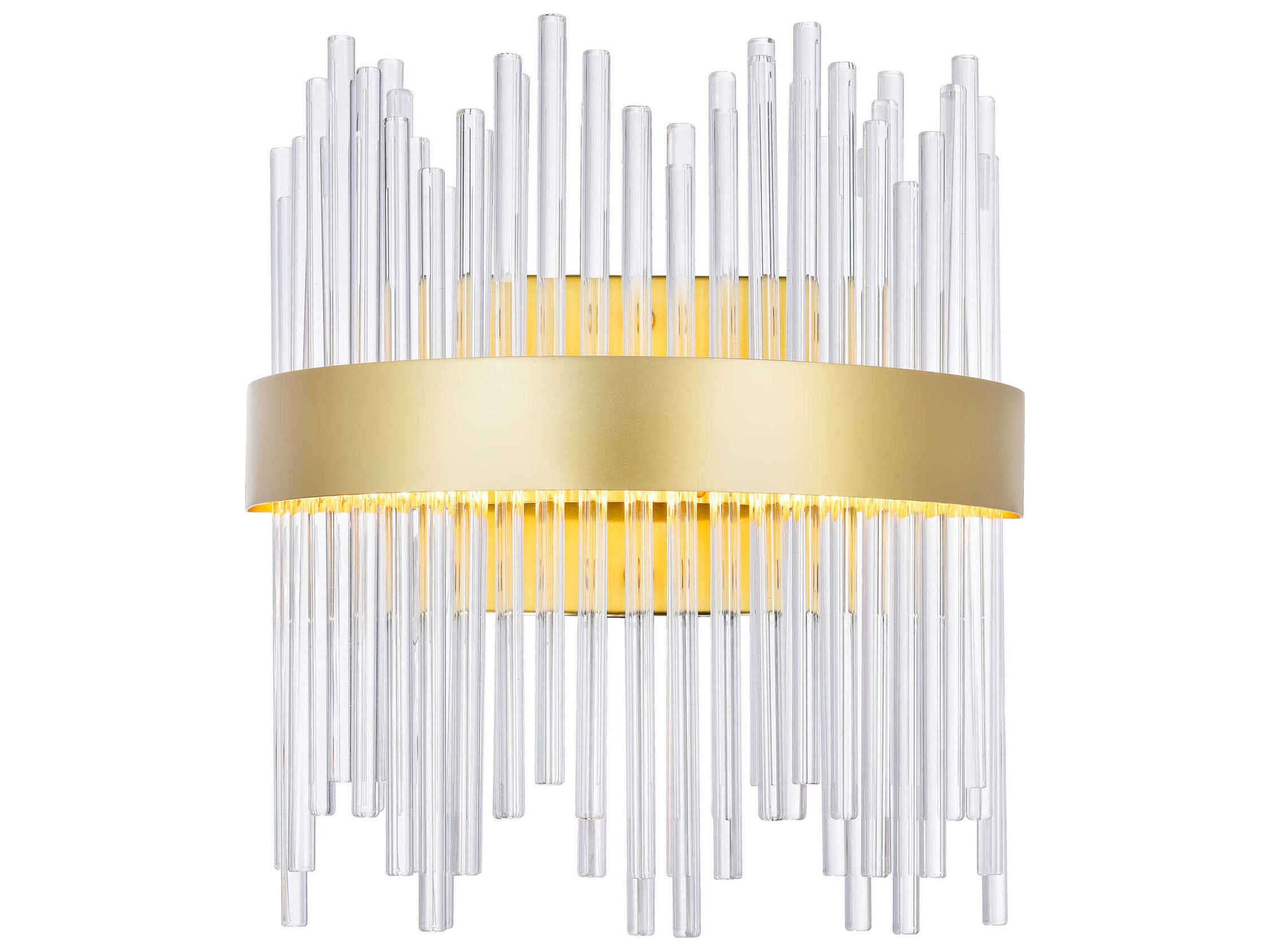 CWI Lighting Genevieve Medallion Gold Wall Sconce