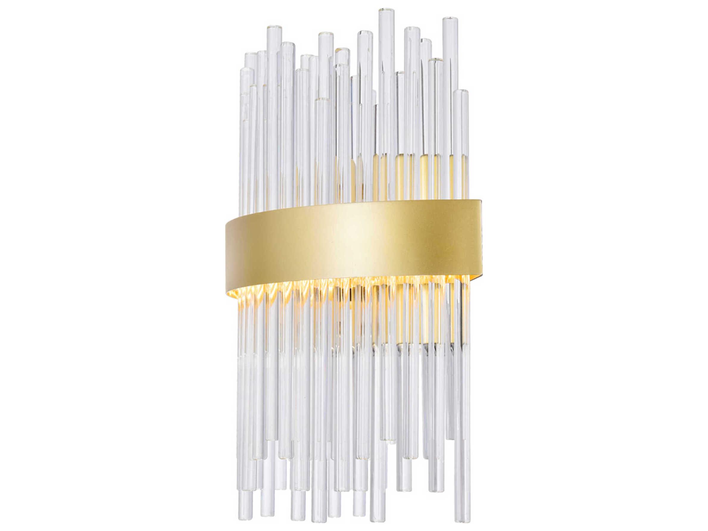 CWI Lighting Genevieve Medallion Gold Wall Sconce