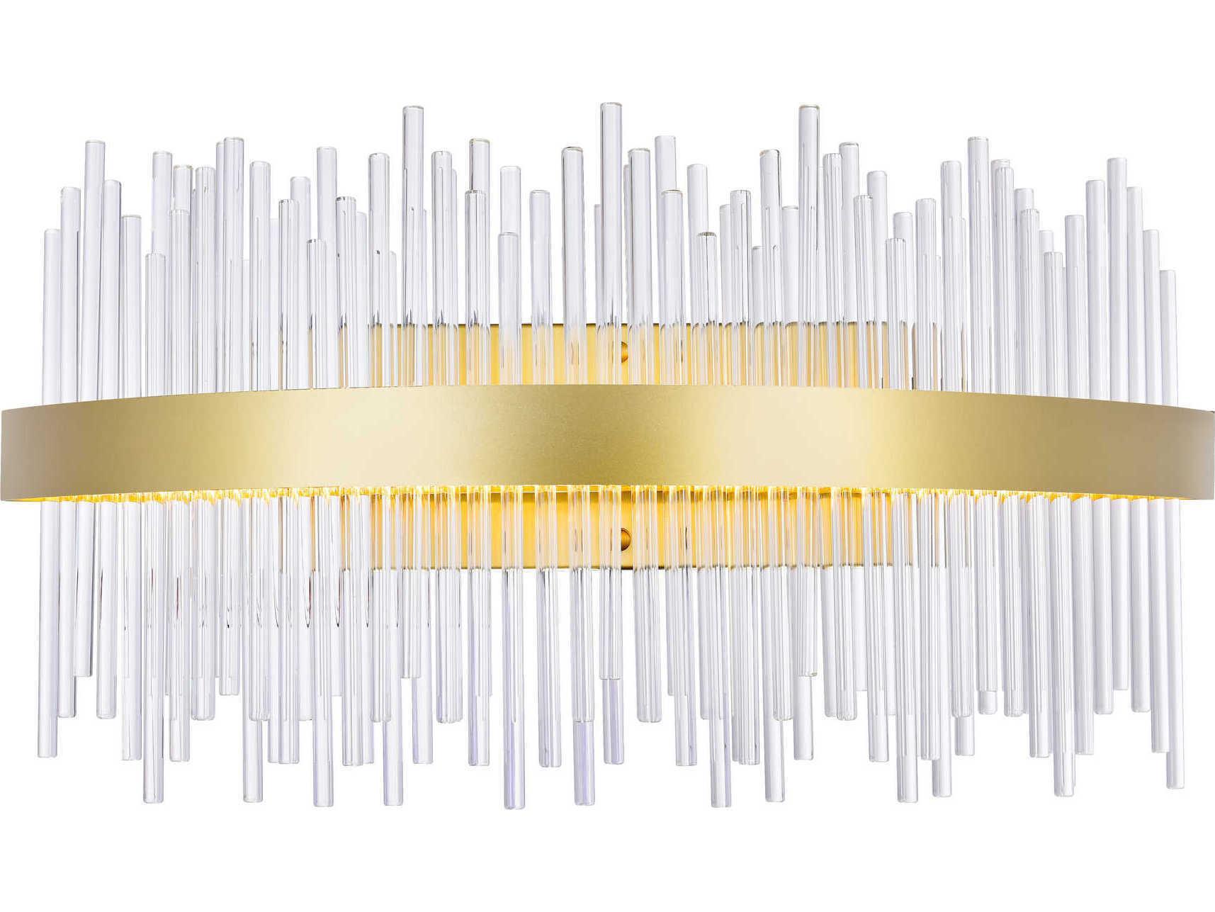 CWI Lighting Genevieve Medallion Gold Wall Sconce