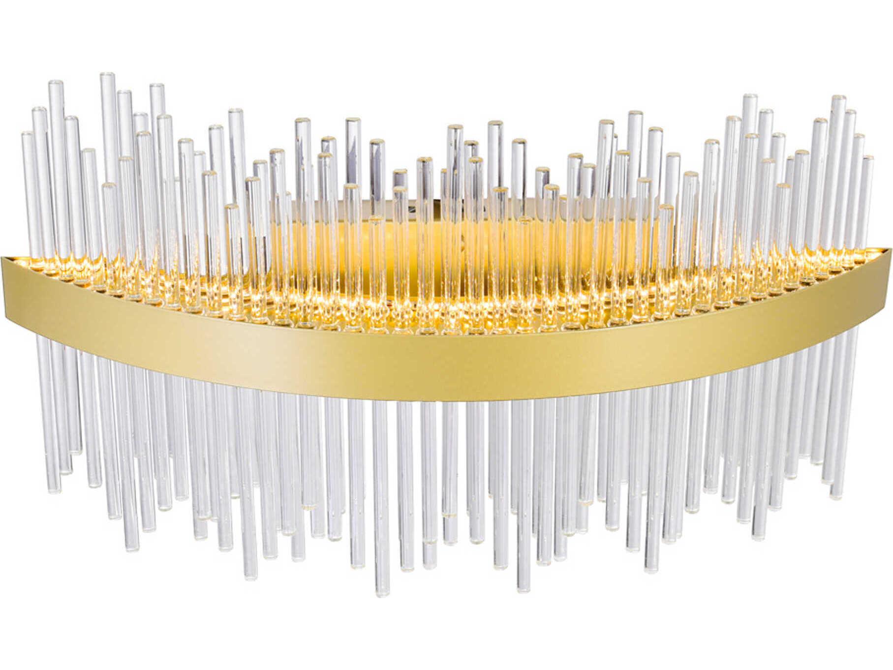 CWI Lighting Genevieve Medallion Gold Wall Sconce