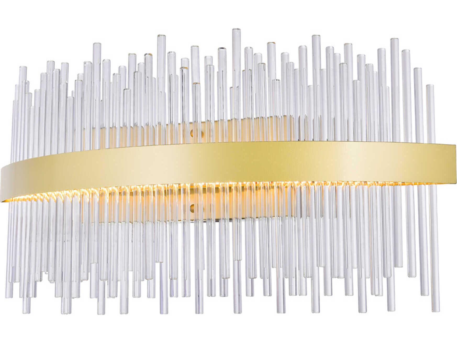 CWI Lighting Genevieve Medallion Gold Wall Sconce