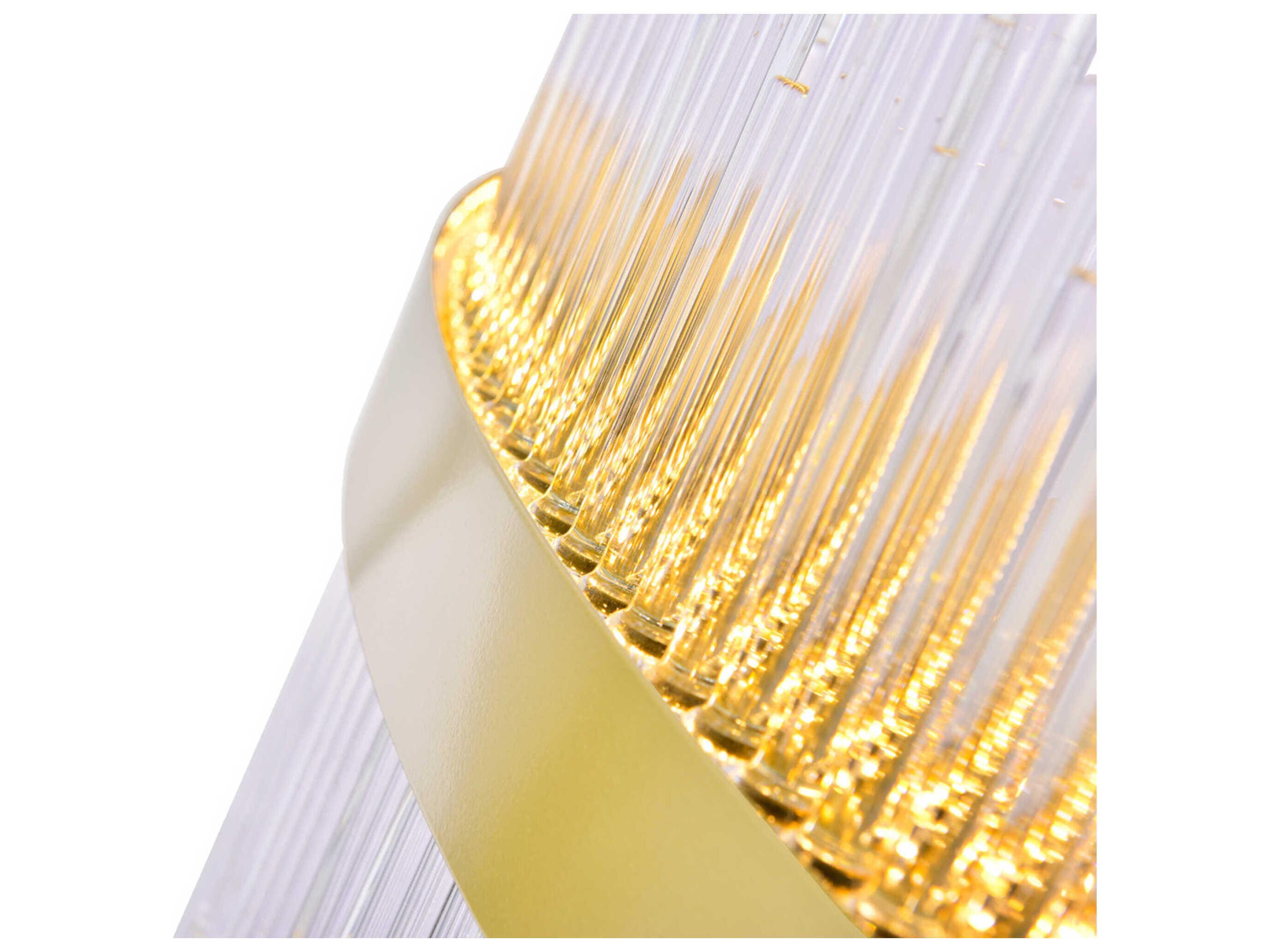 CWI Lighting Genevieve Medallion Gold Vanity Light