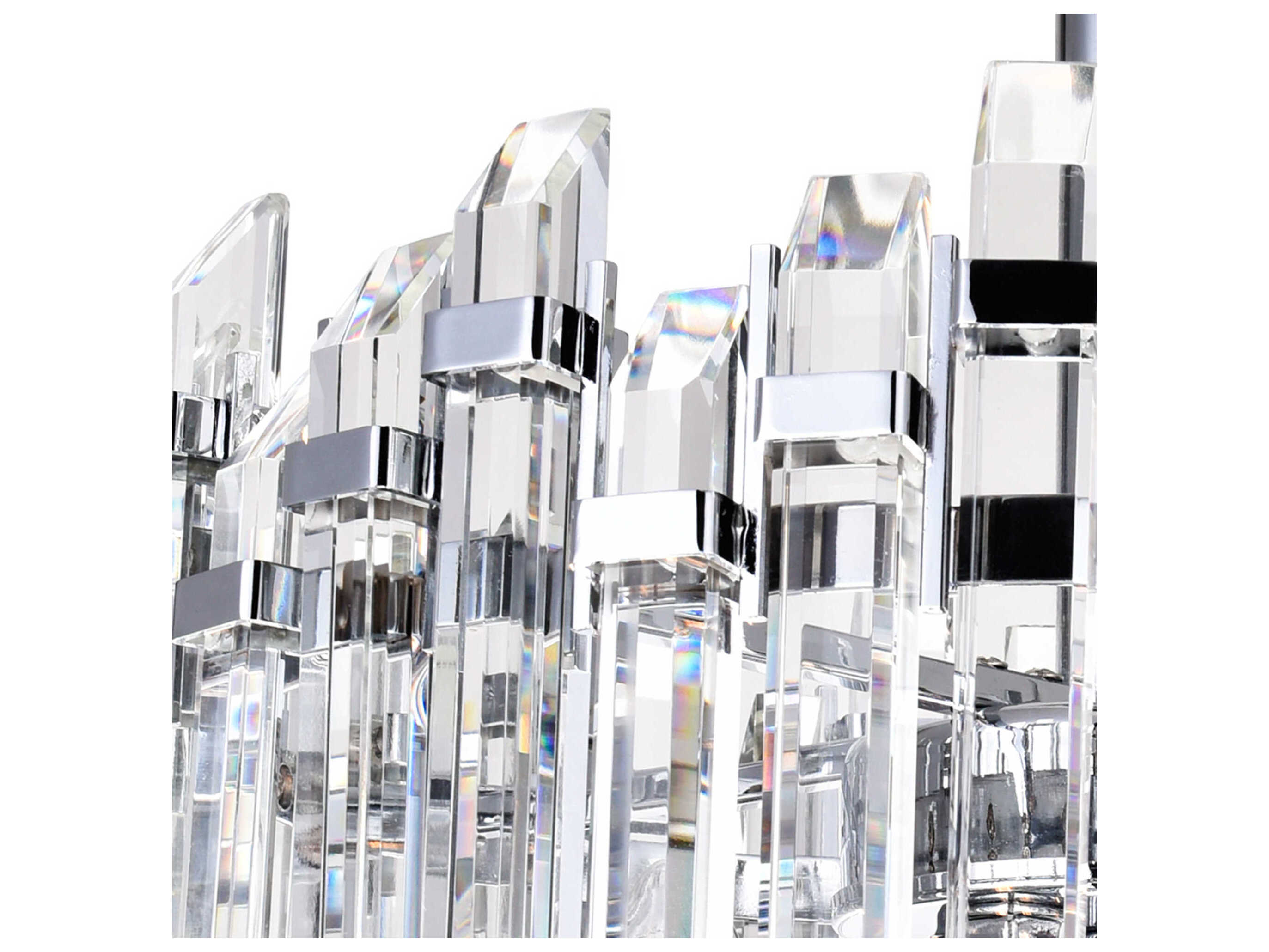 CWI Lighting Henrietta 4-Light Chrome Chandelier