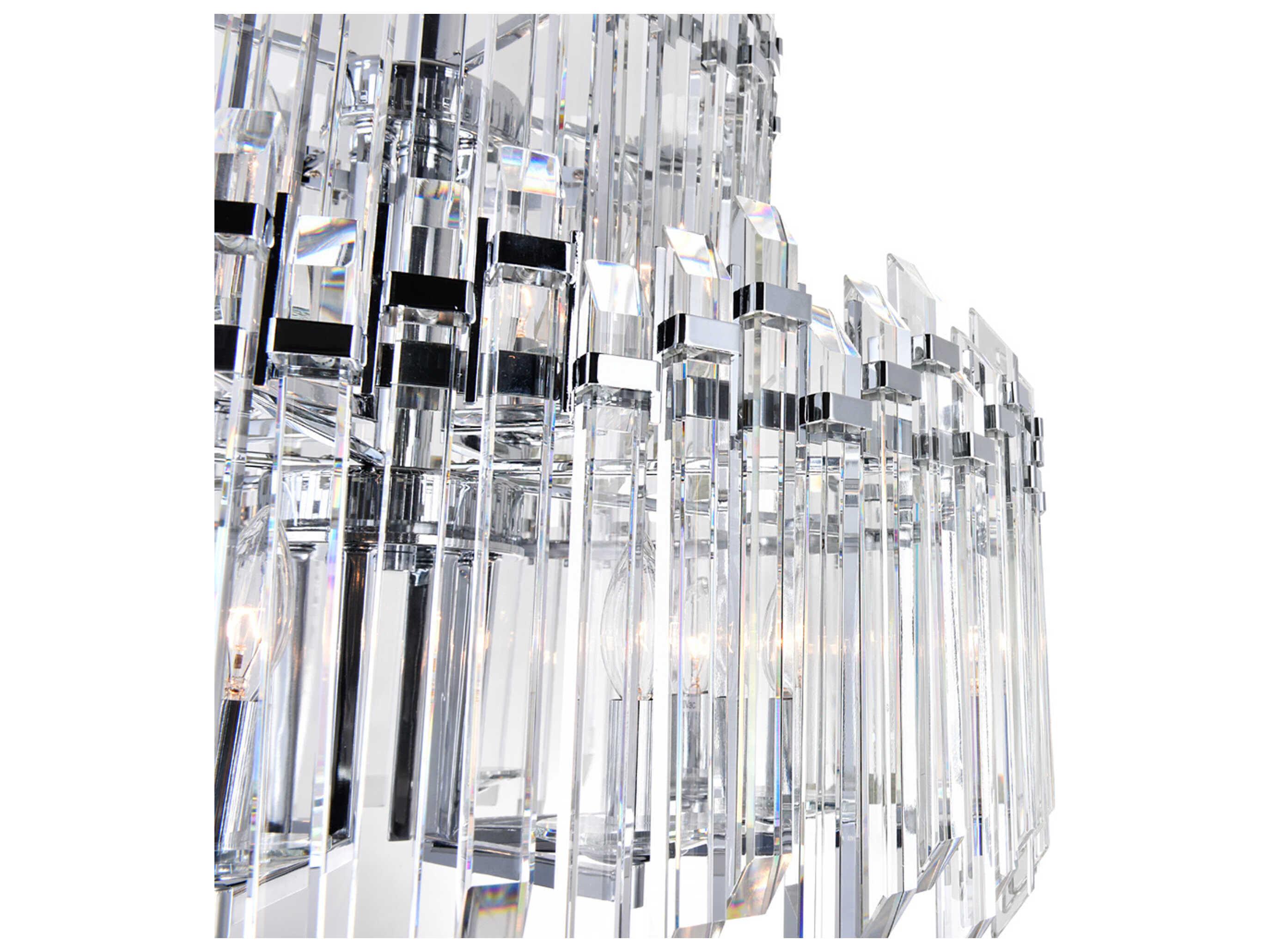 CWI Lighting Henrietta 12-Light Chrome Chandelier