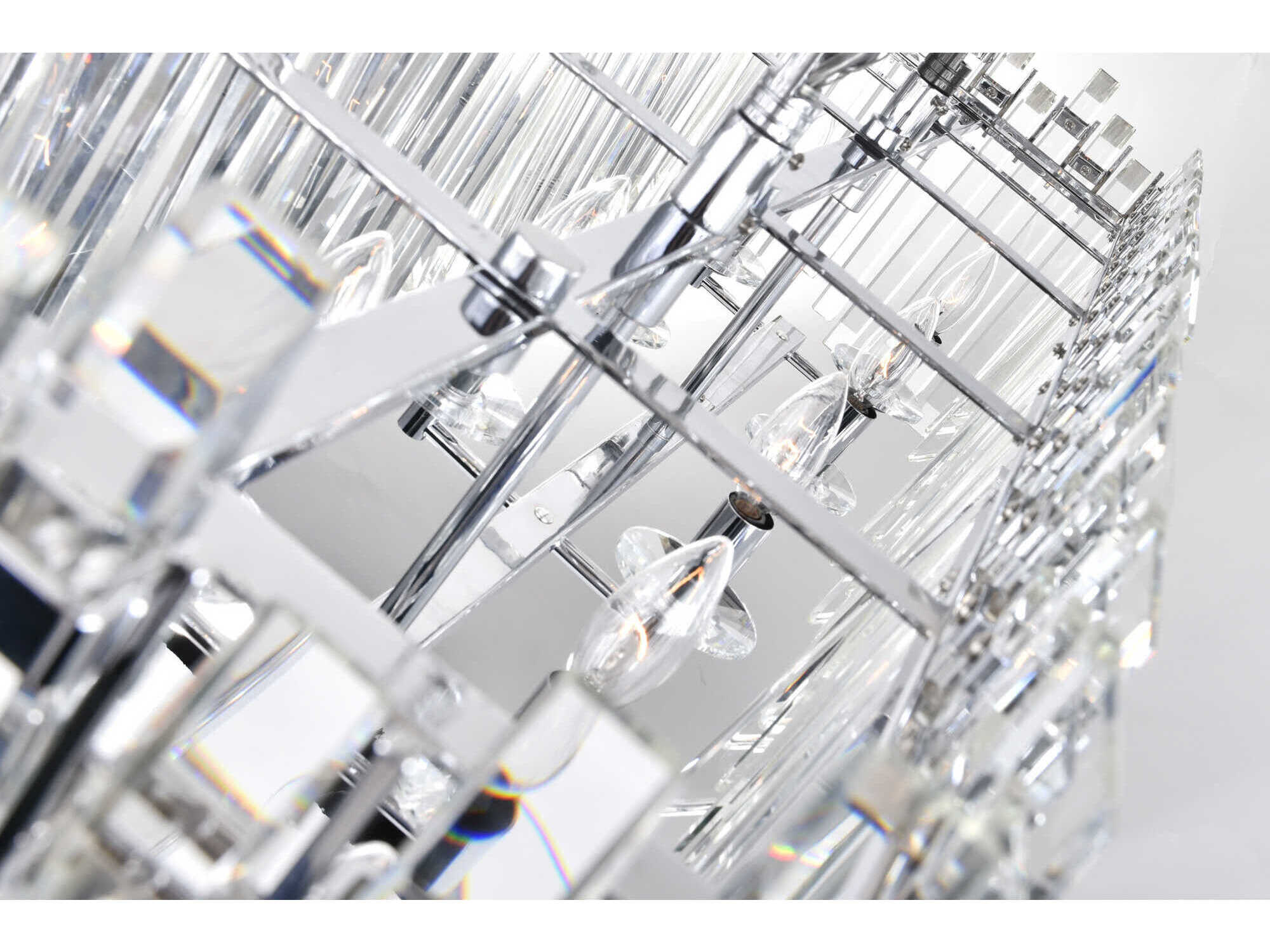 CWI Lighting Henrietta 10-Light Chrome Island Pendant