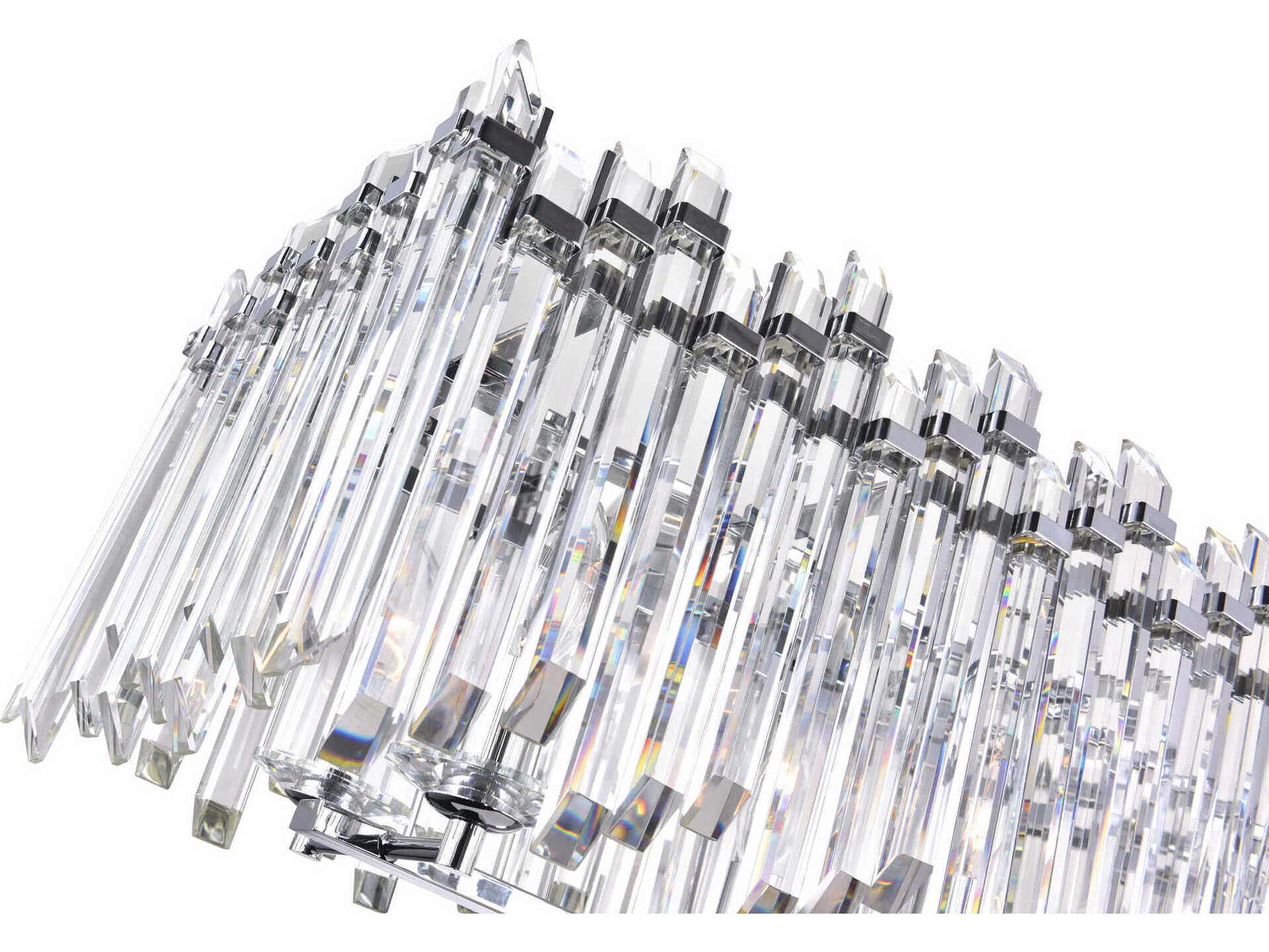 CWI Lighting Henrietta 10-Light Chrome Island Pendant
