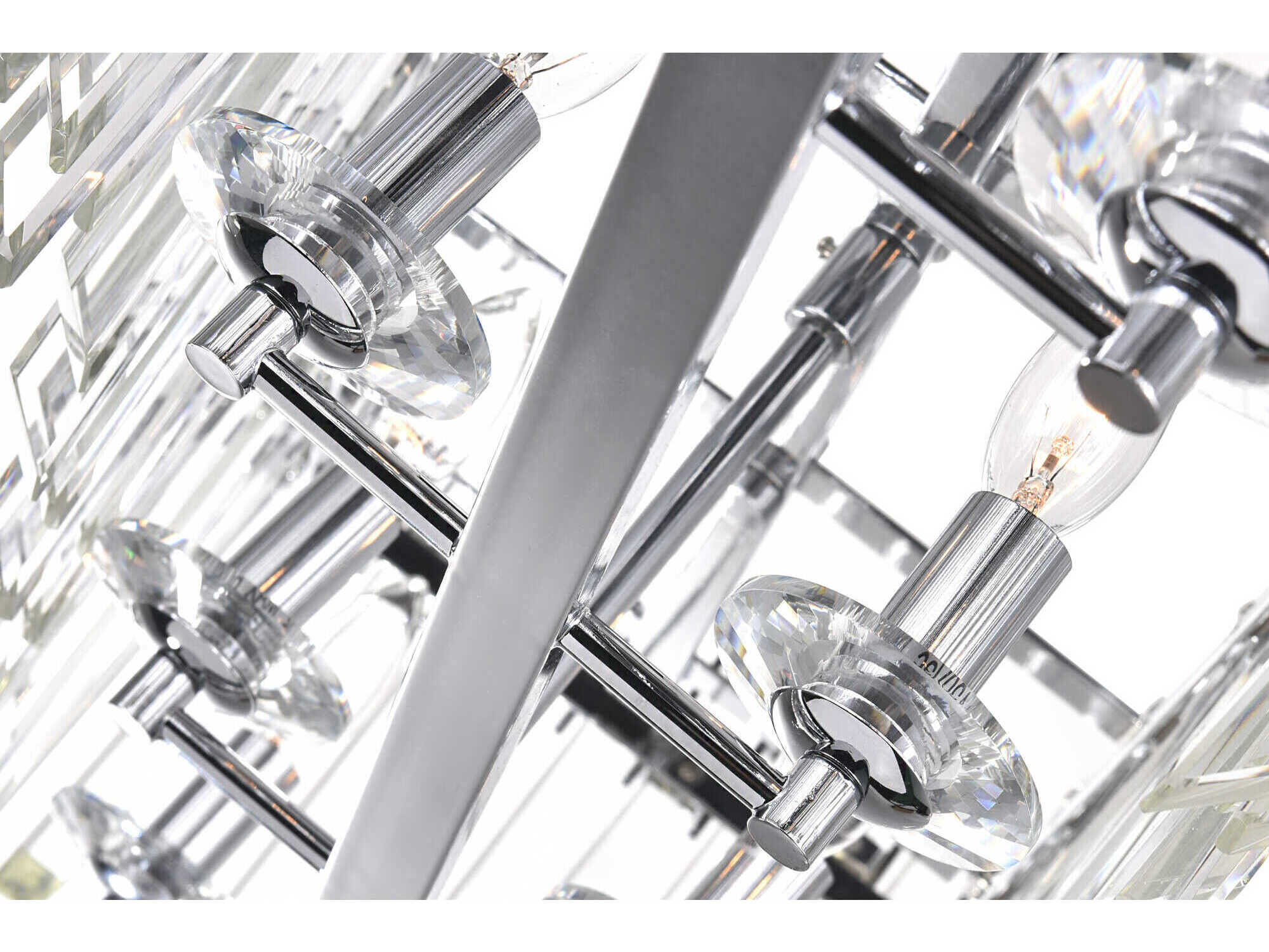 CWI Lighting Henrietta 10-Light Chrome Island Pendant