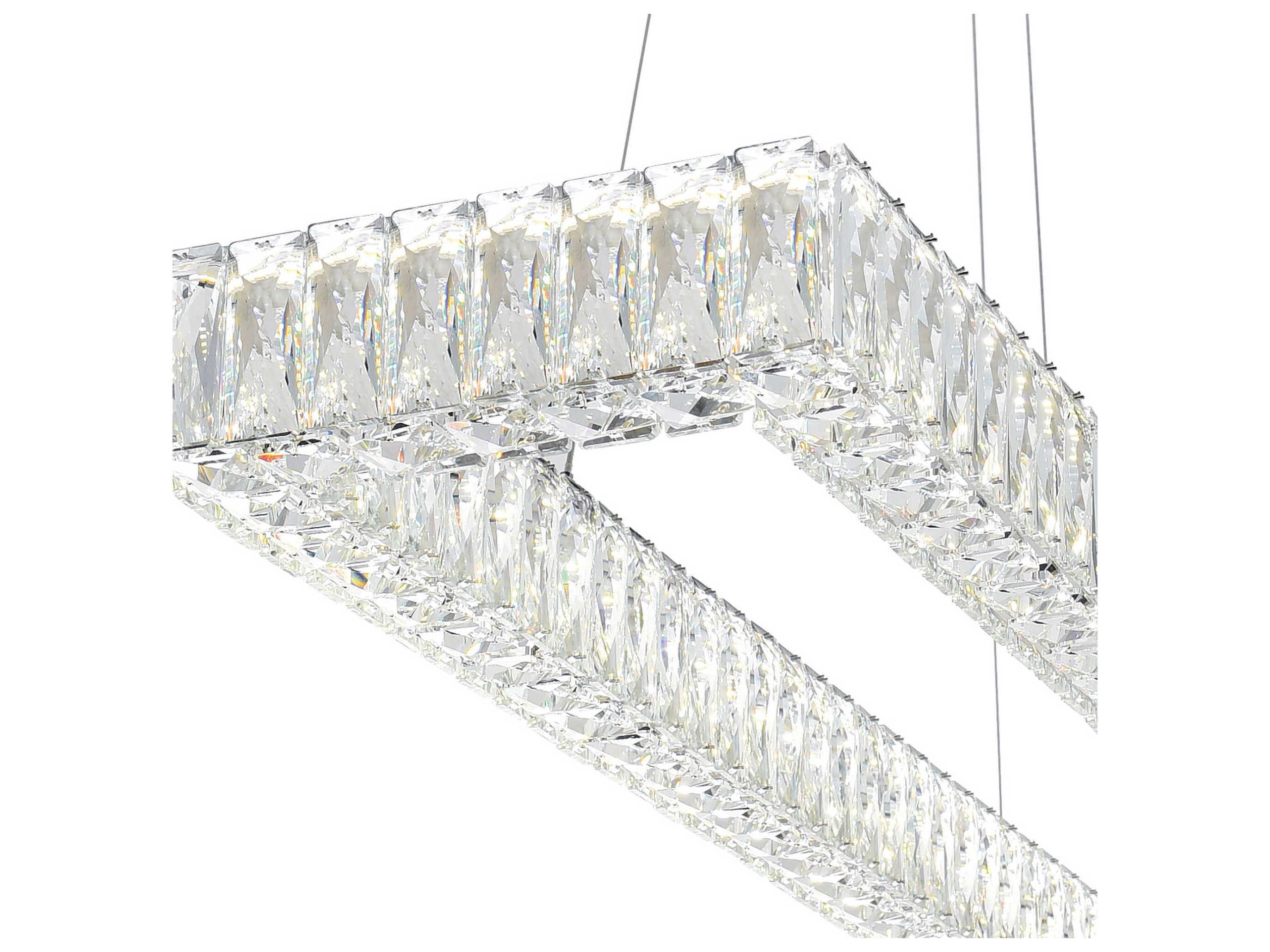 CWI Lighting Felicity Chrome Tiered Island Pendant