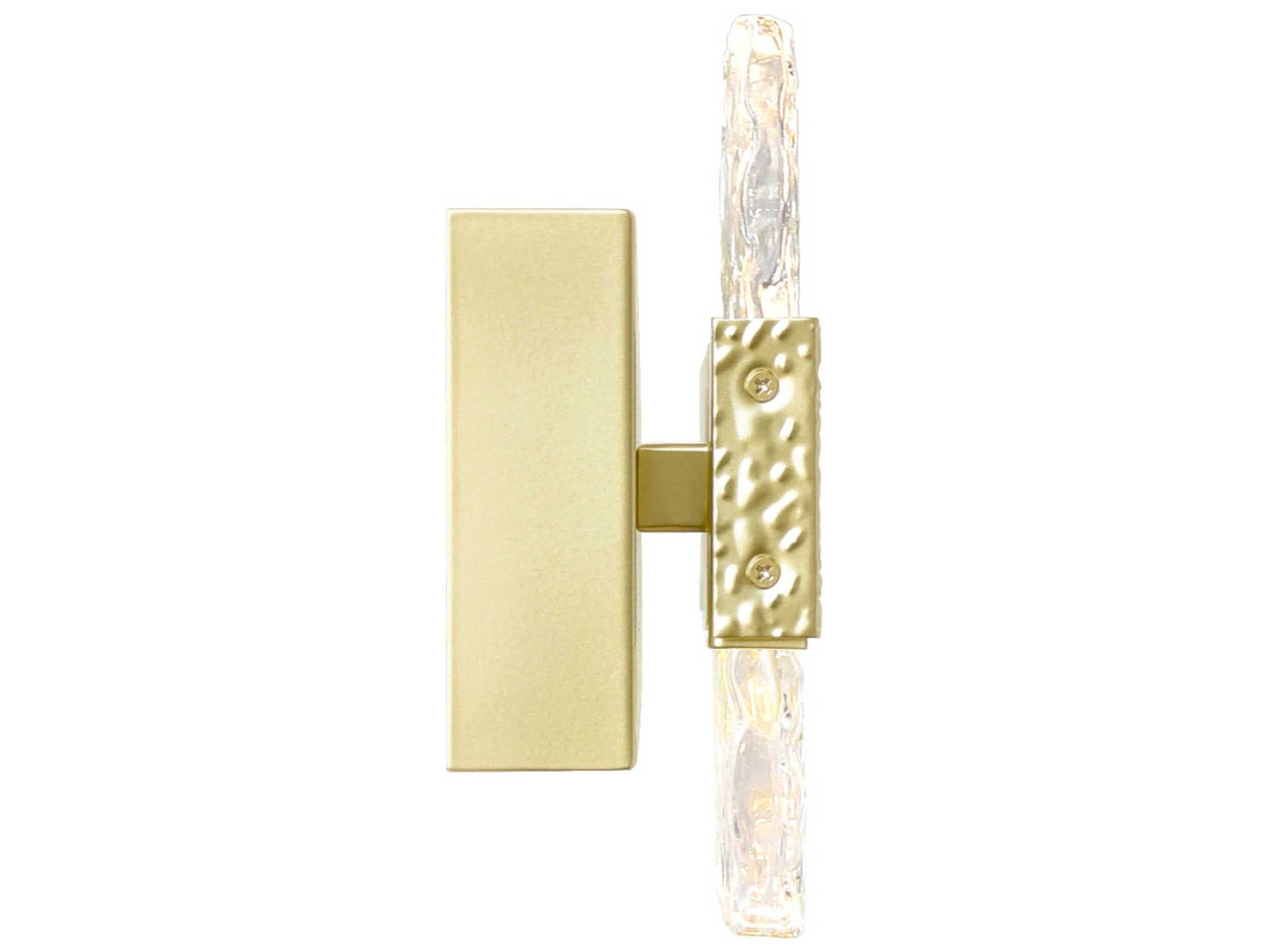 CWI Lighting Carolina Gold Leaf Wall Sconce