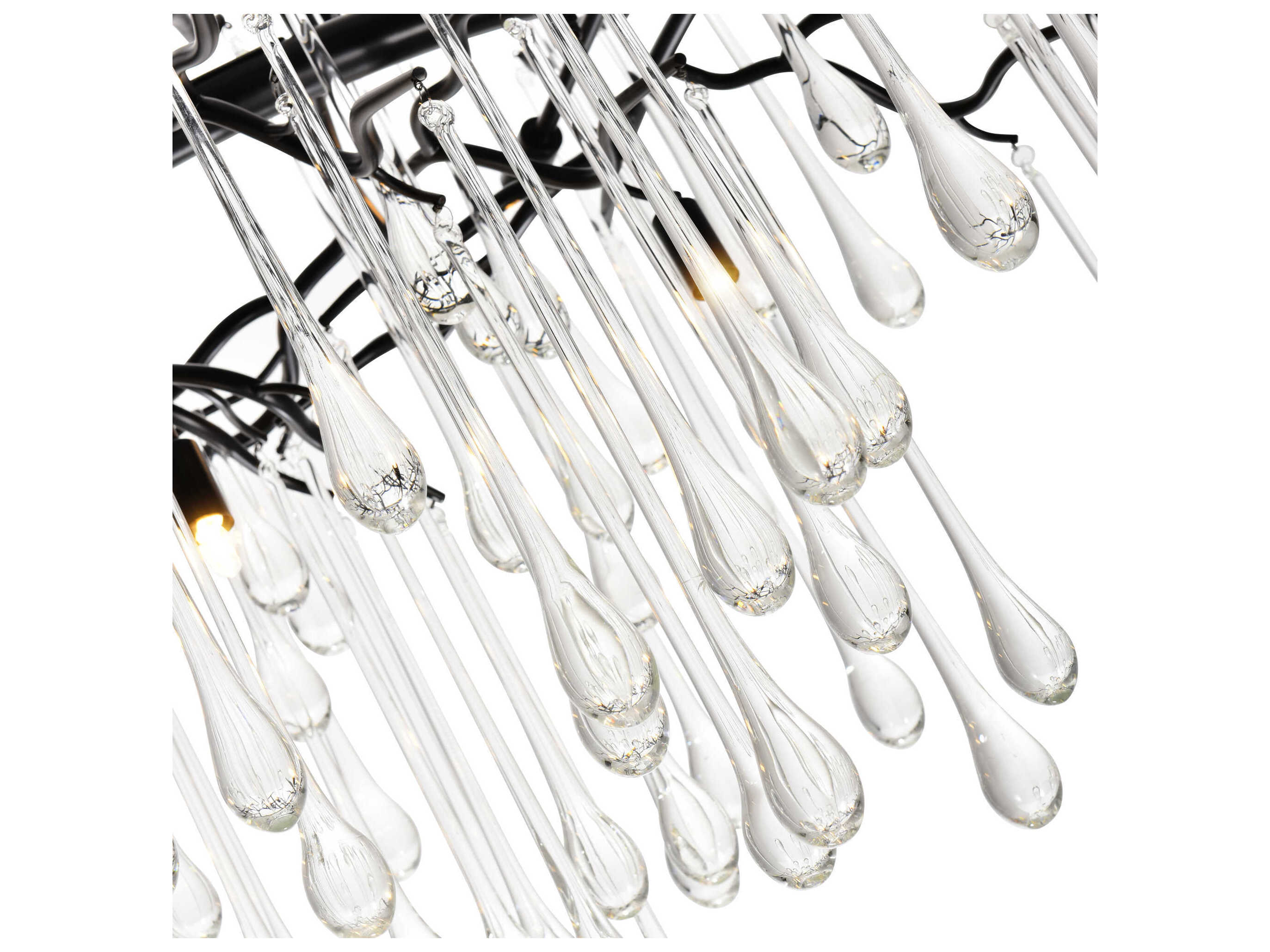 CWI Lighting Anita 6-Light Black Chandelier