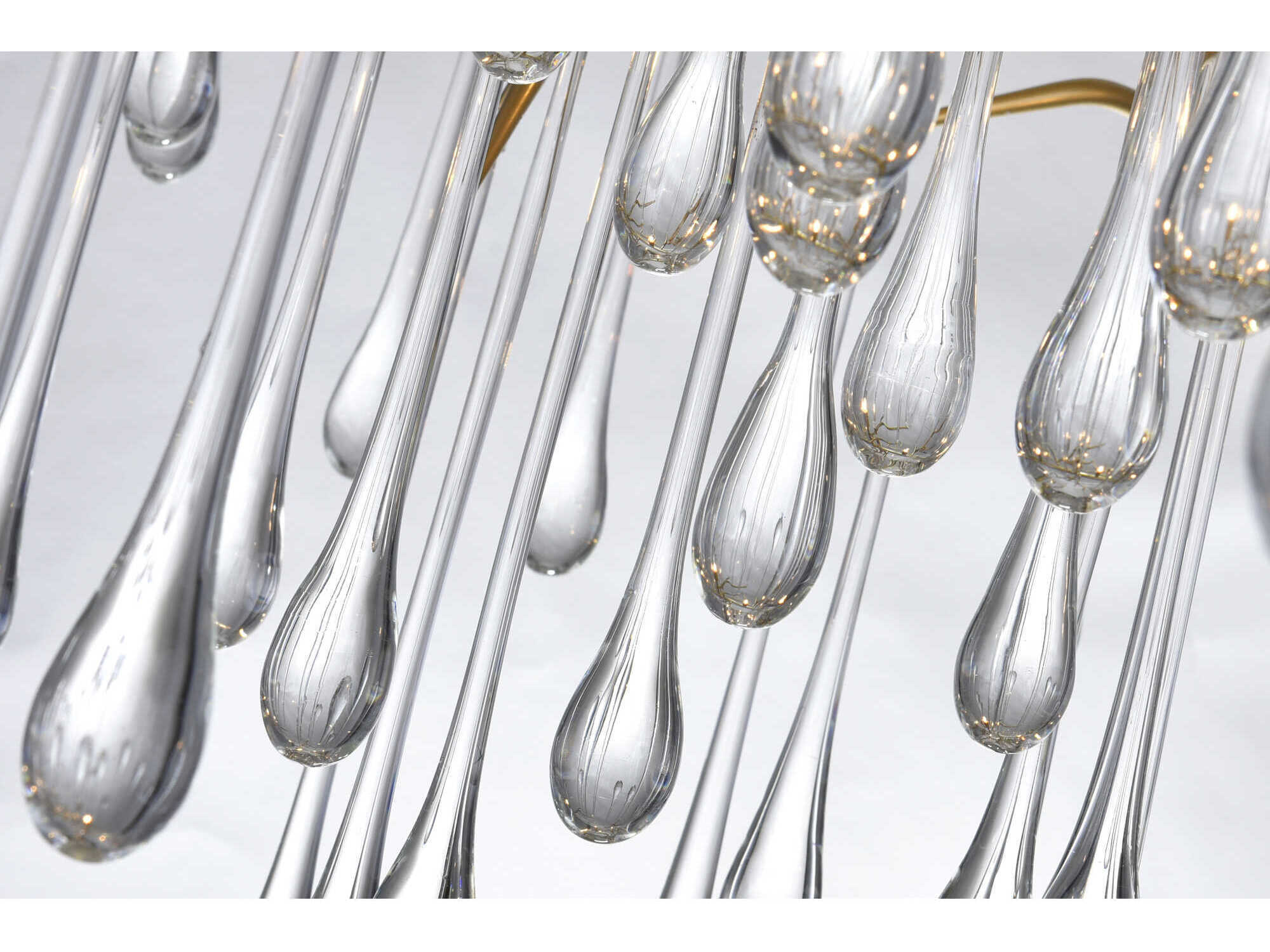 CWI Lighting Anita 12-Light Gold Leaf Chandelier