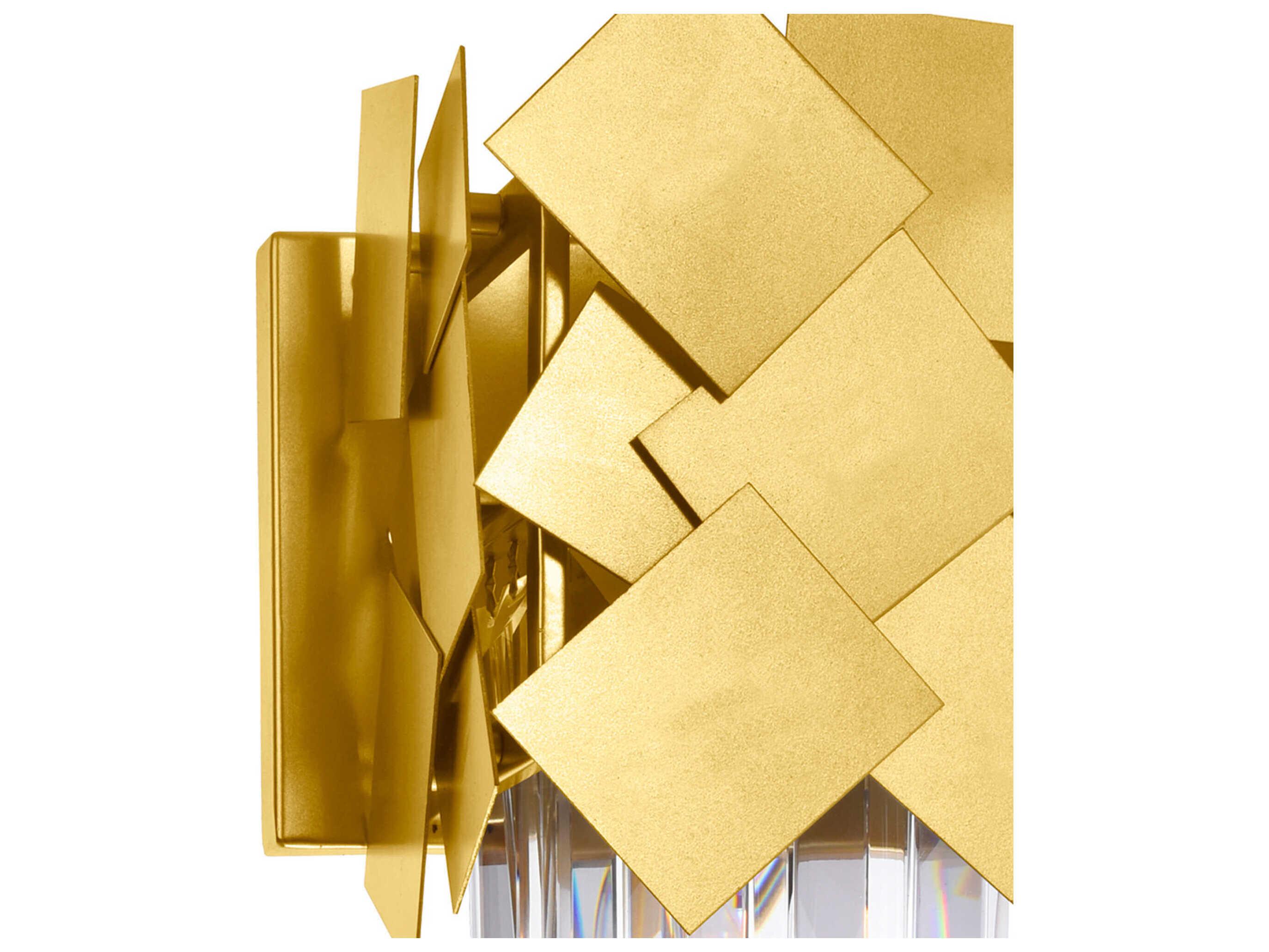 CWI Lighting Panache 1-Light Medallion Gold Wall Sconce