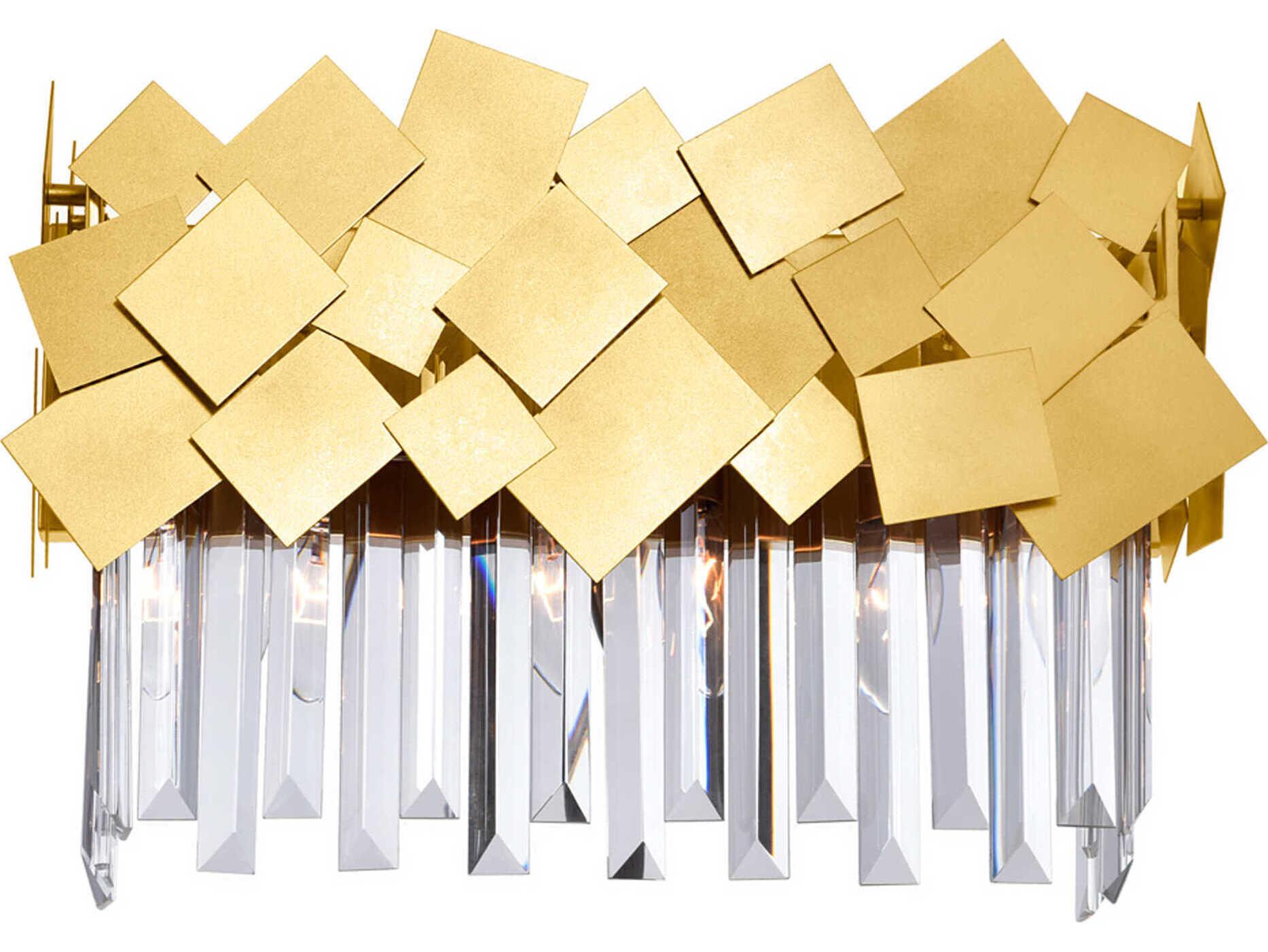 CWI Lighting Panache 3-Light Medallion Gold Vanity Light