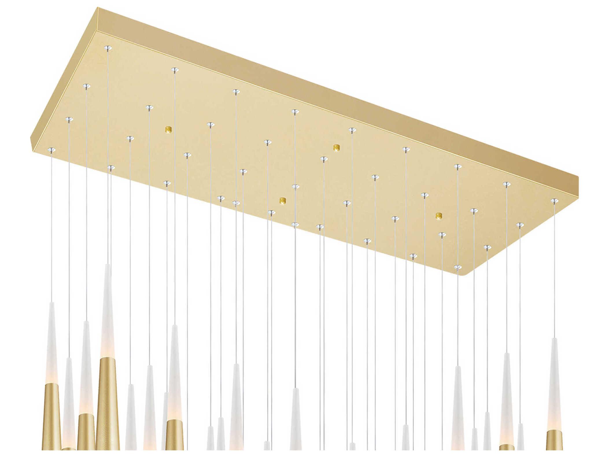 CWI Lighting Andes Satin Gold Island Pendant