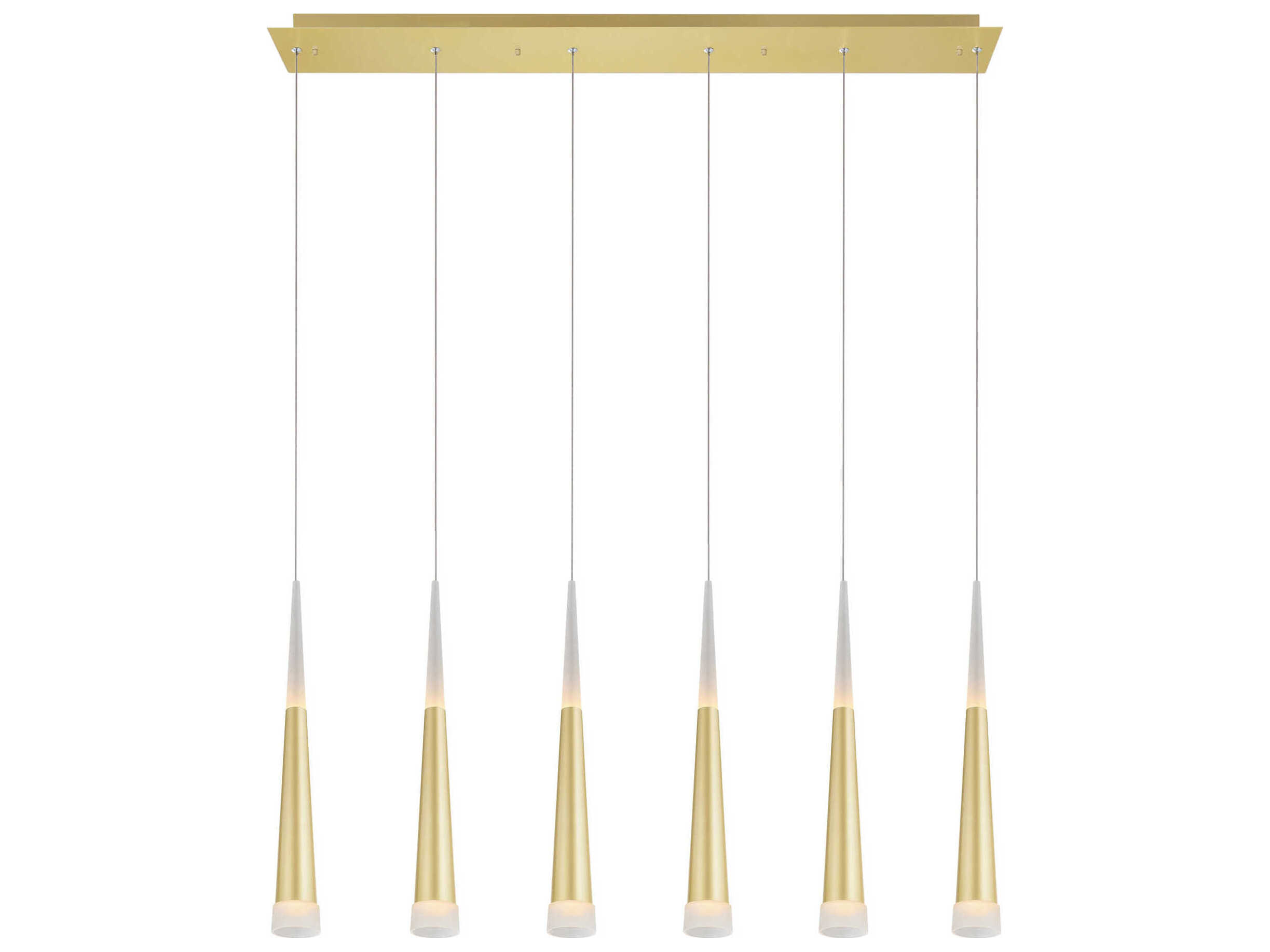 CWI Lighting Andes Satin Gold Island Pendant