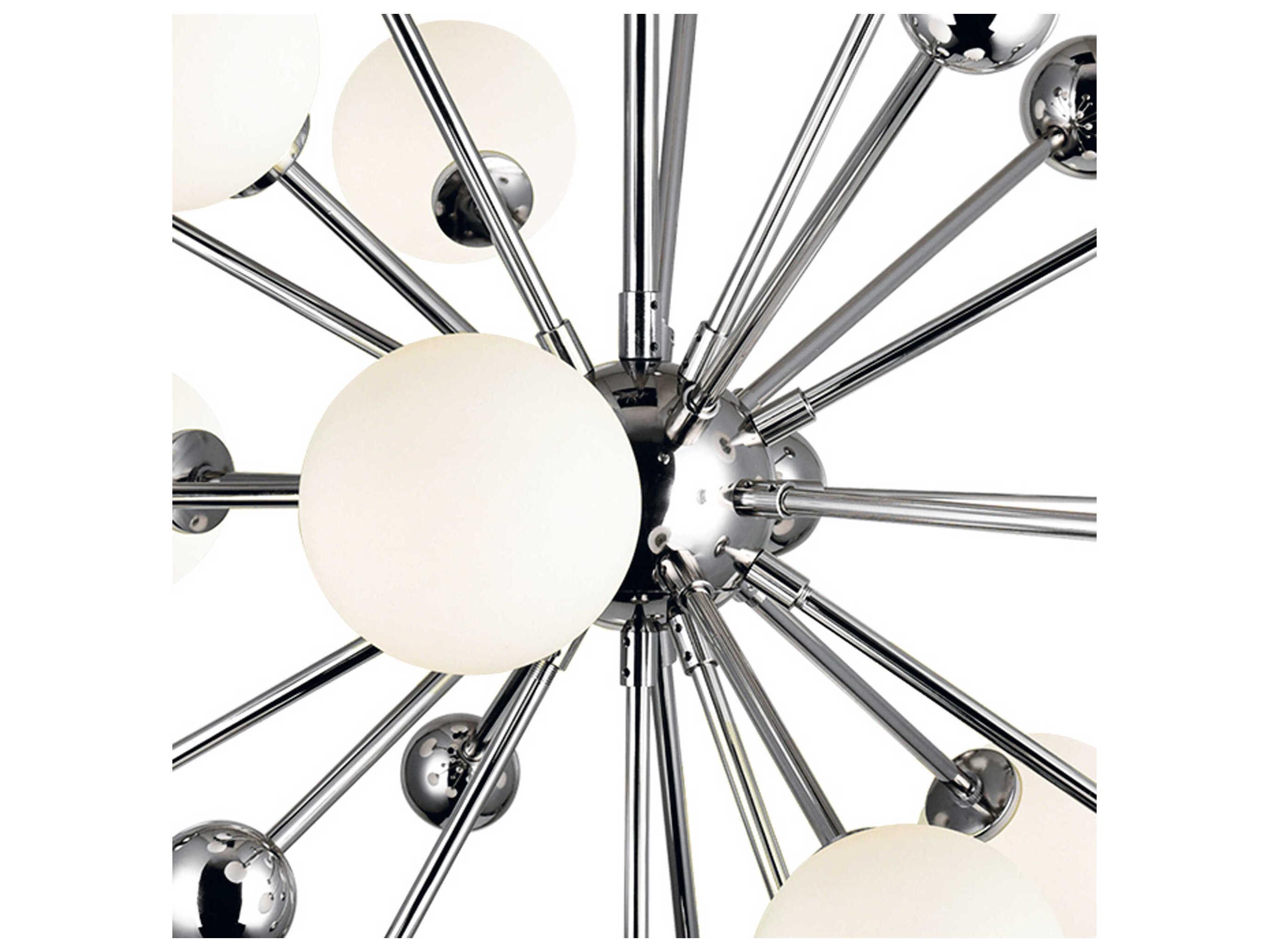 CWI Lighting Element 11-Light Polished Nickel Globe Sputnik Pendant