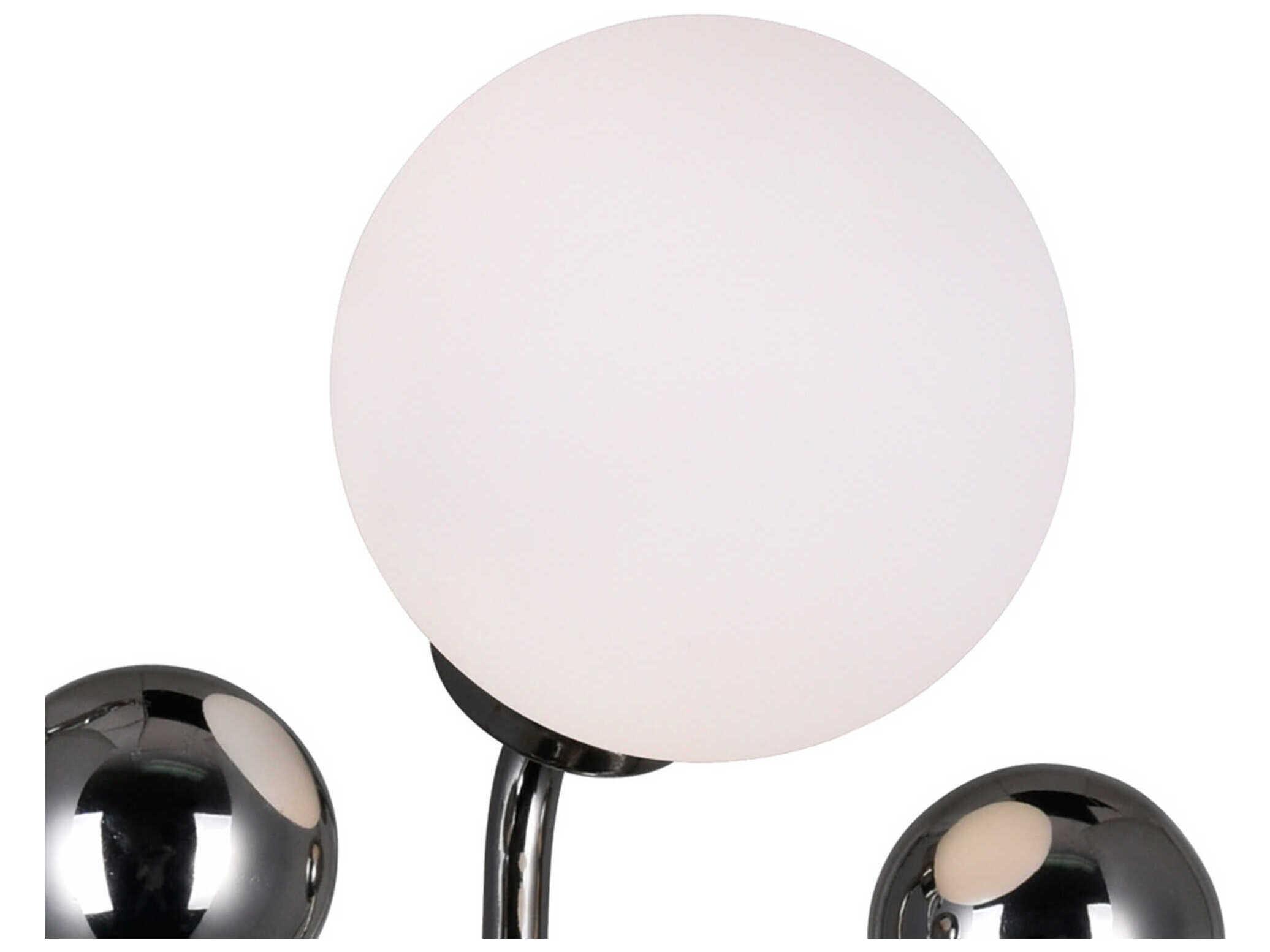 CWI Lighting Element 1-Light Polished Nickel Chrome Wall Sconce