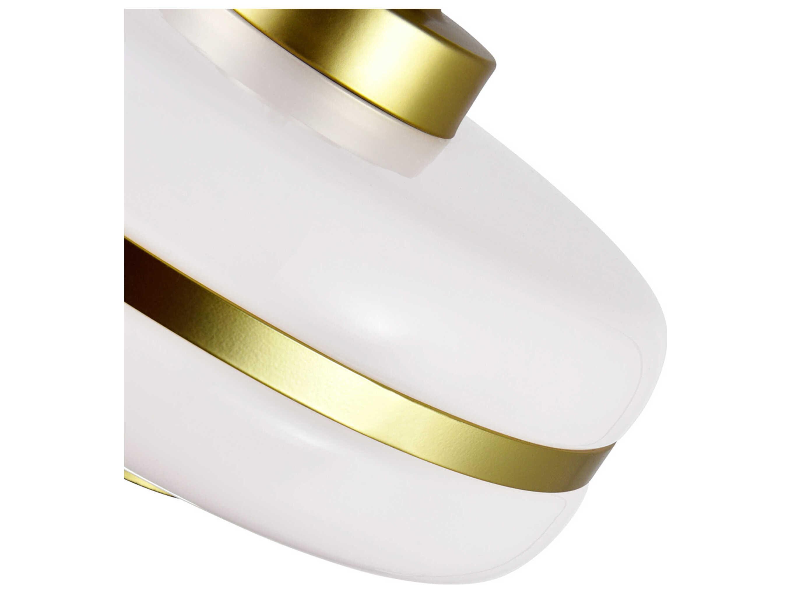 CWI Lighting Elementary 1-Light Pearl Gold Mini Pendant