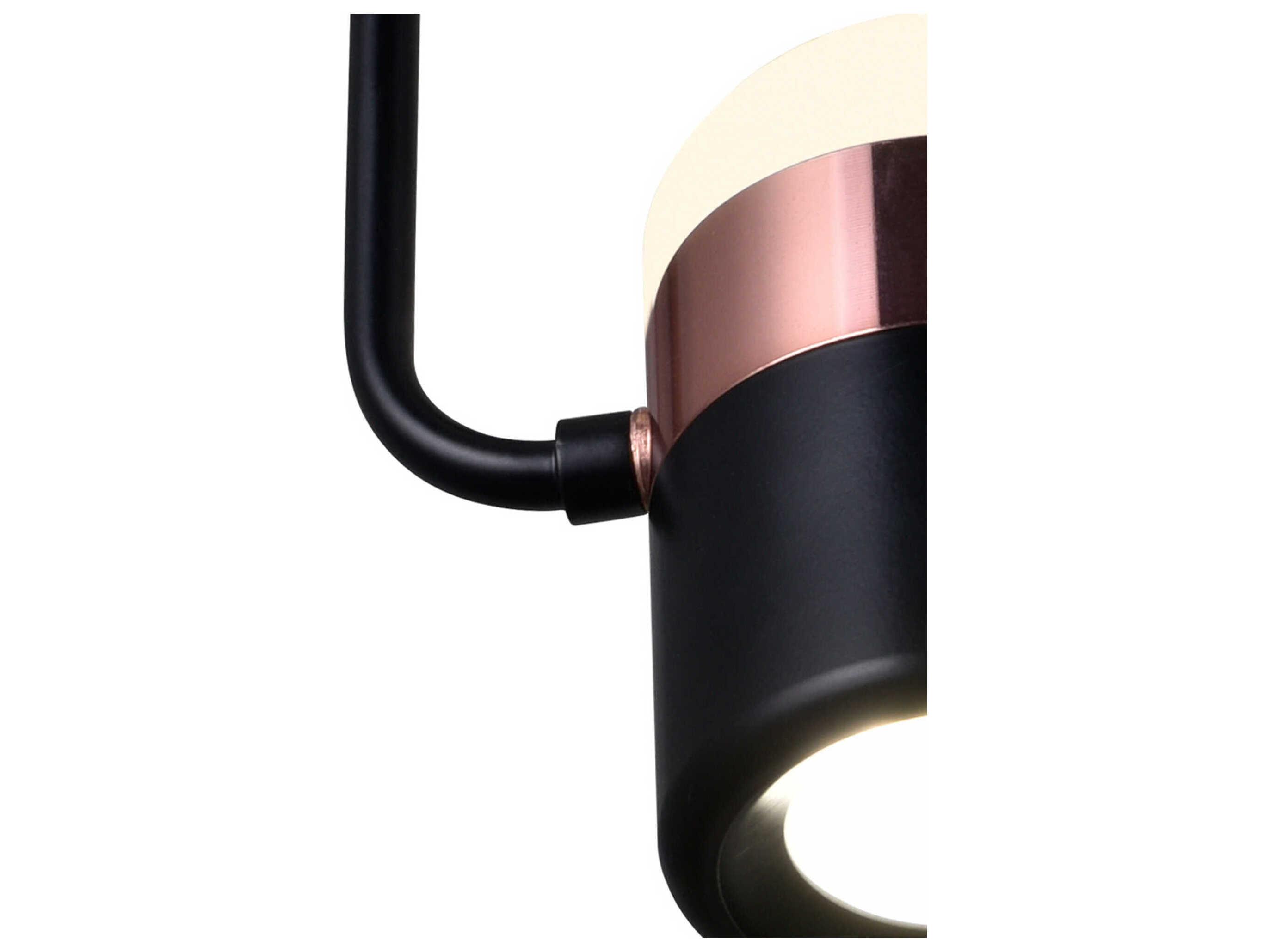 CWI Lighting Moxie Black Cylinder Mini Pendant