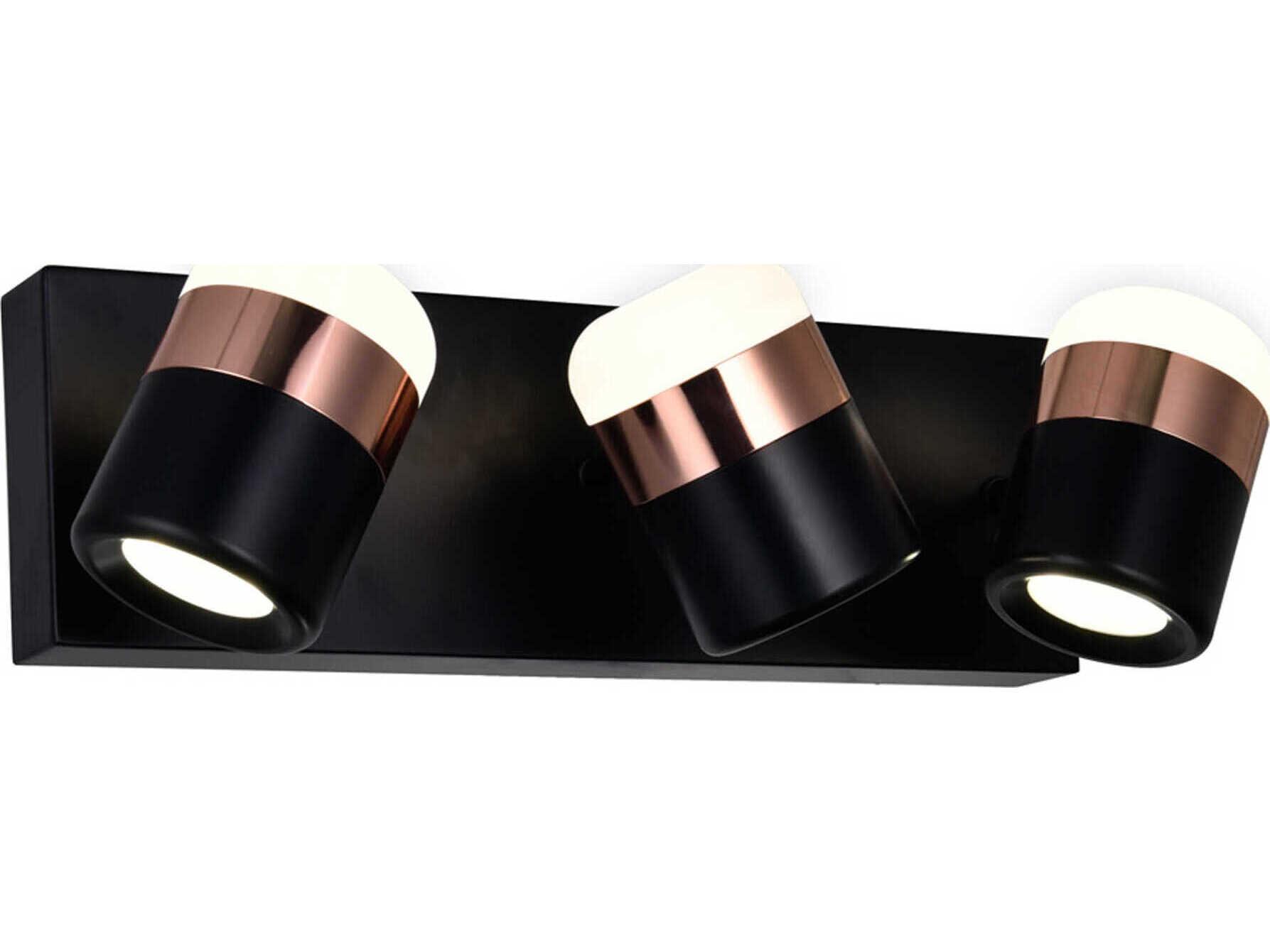 CWI Lighting Moxie Black Vanity Light