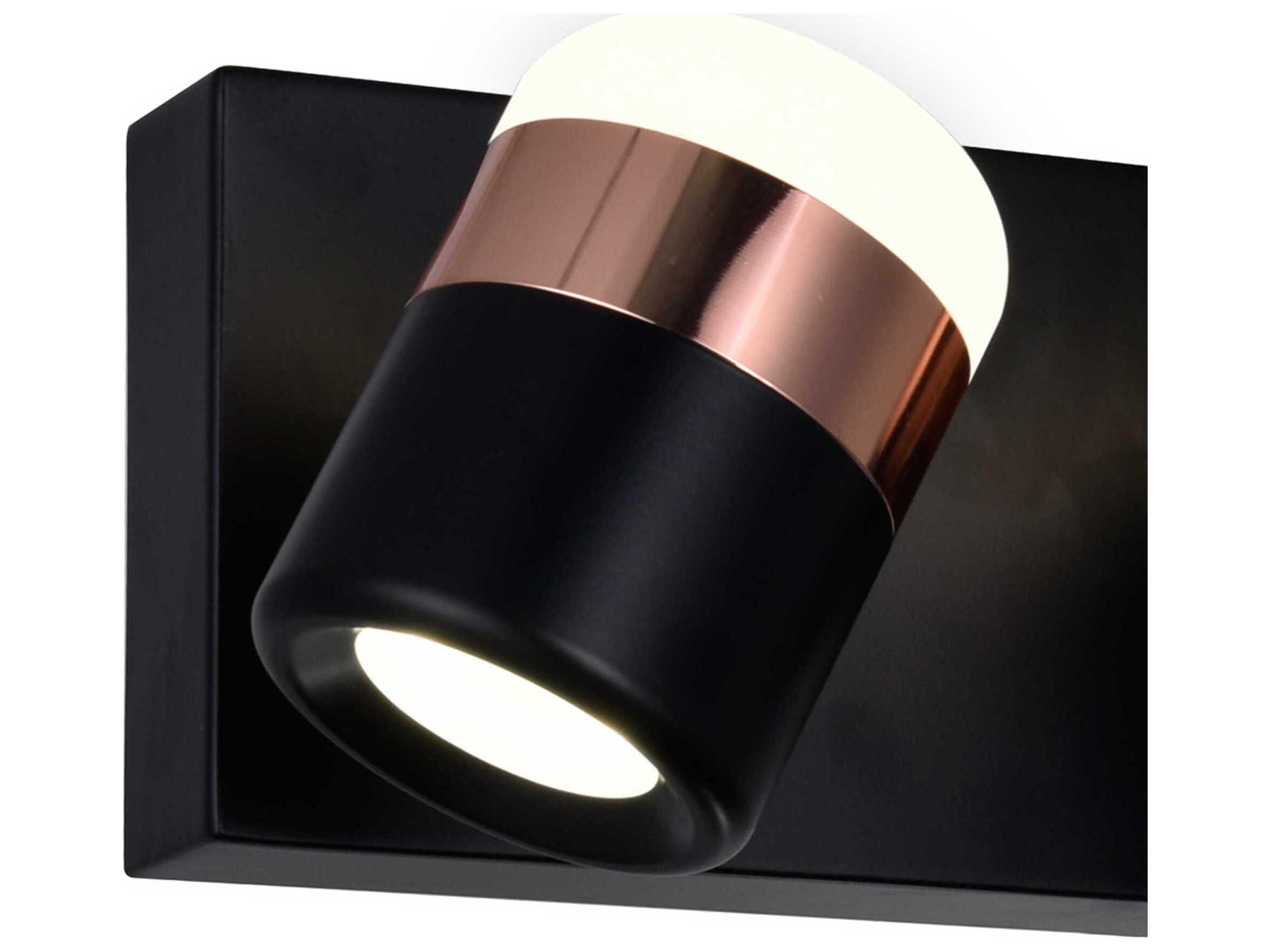 CWI Lighting Moxie Black Vanity Light