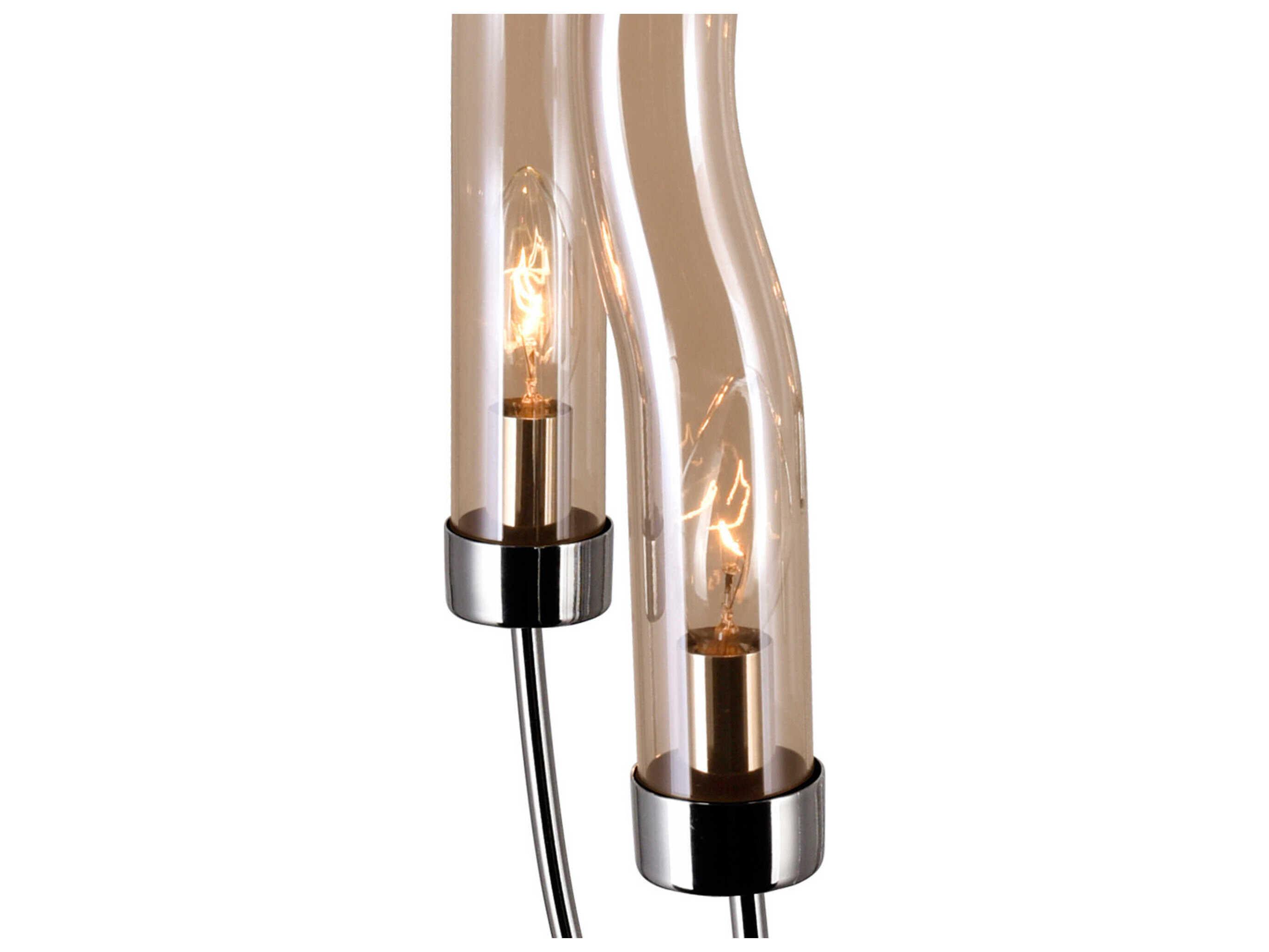 CWI Lighting Meduse 5-Light Polished Nickel Chandelier