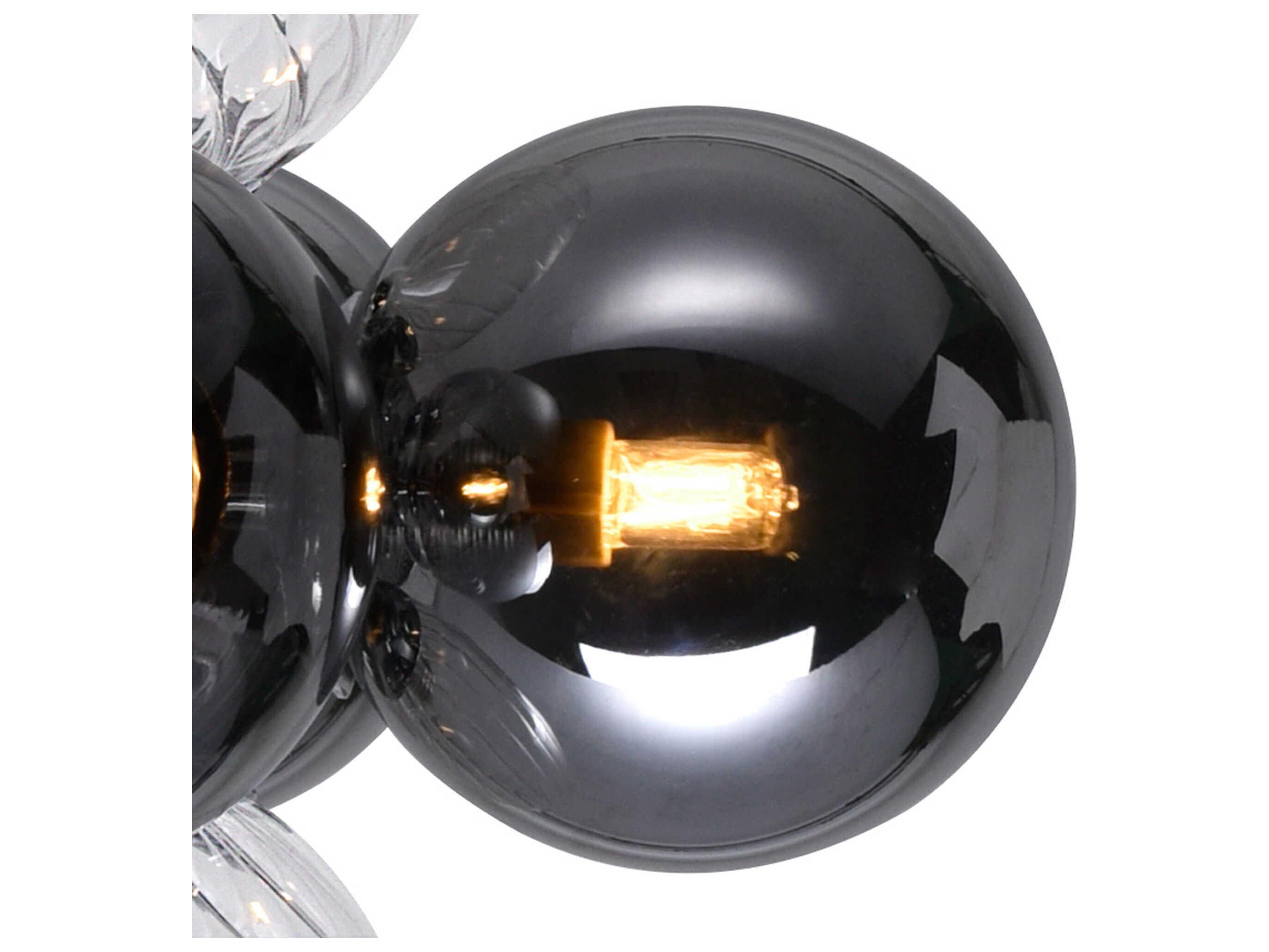 CWI Lighting Pallocino 3-Light Chrome Wall Sconce