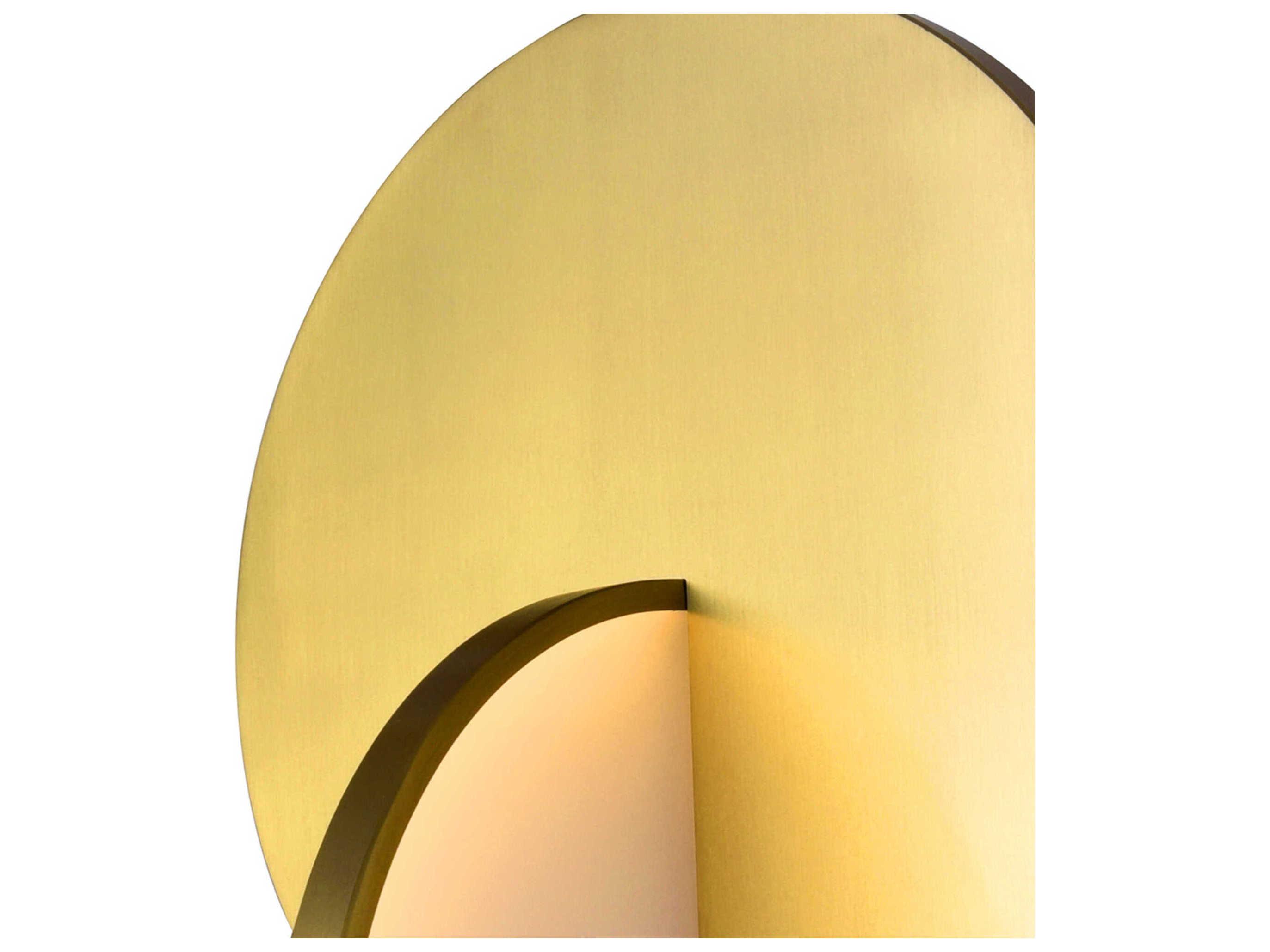 CWI Lighting Tranche Brushed Brass Geometric Pendant