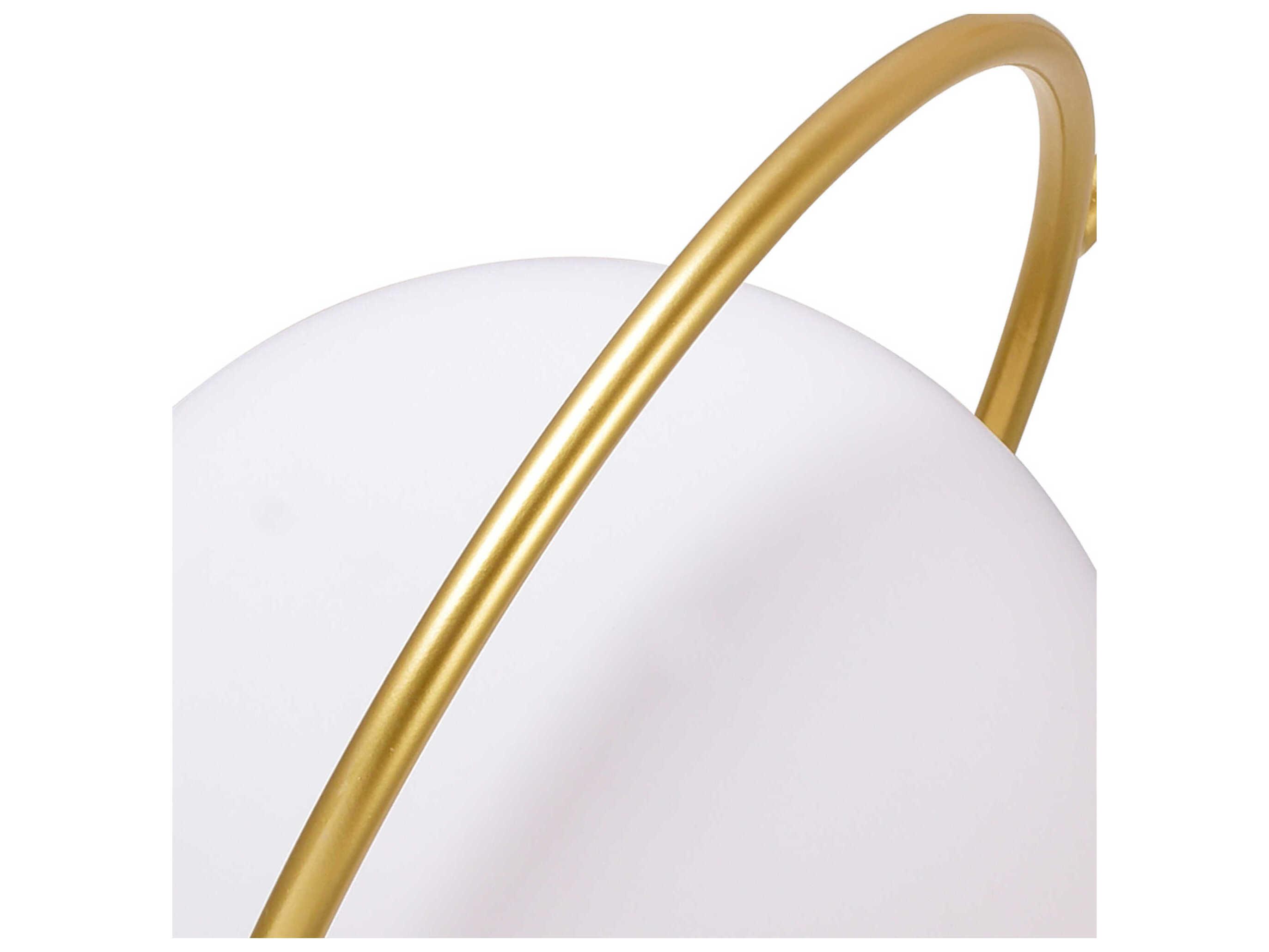 CWI Lighting Celeste 1-Light Medallion Gold Globe Pendant