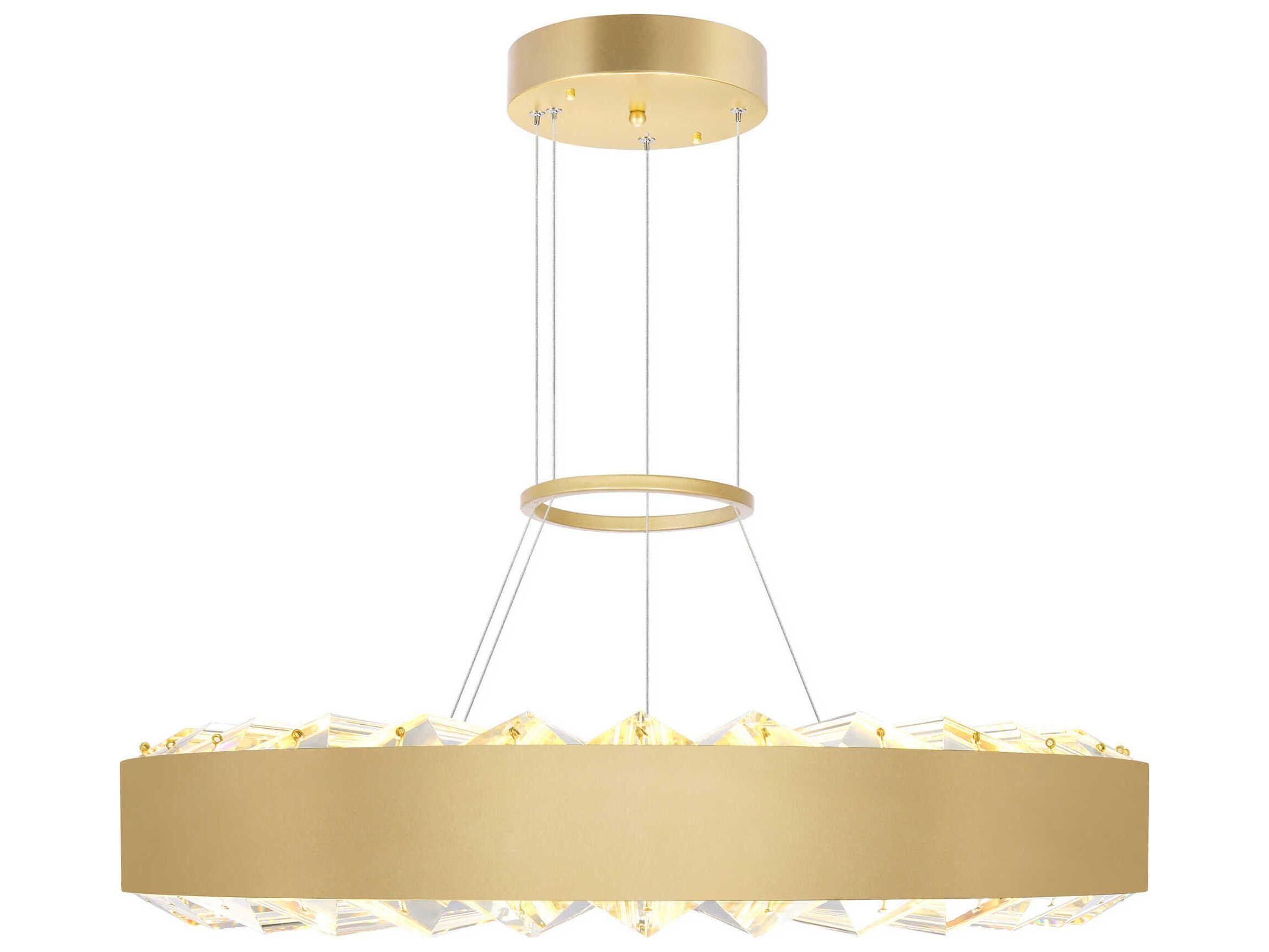 CWI Lighting Bjoux Sun Gold Round Pendant