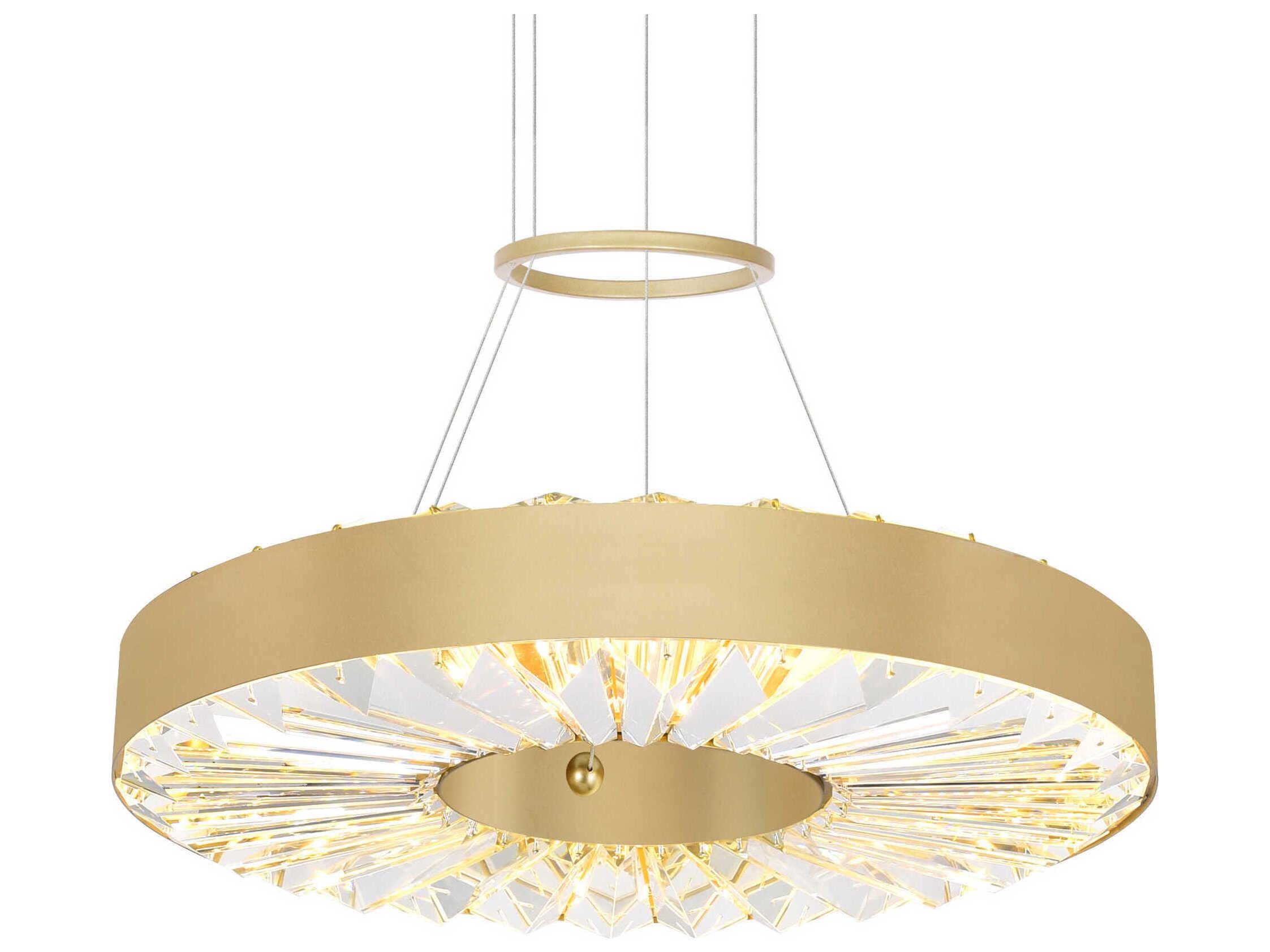 CWI Lighting Bjoux Sun Gold Round Pendant