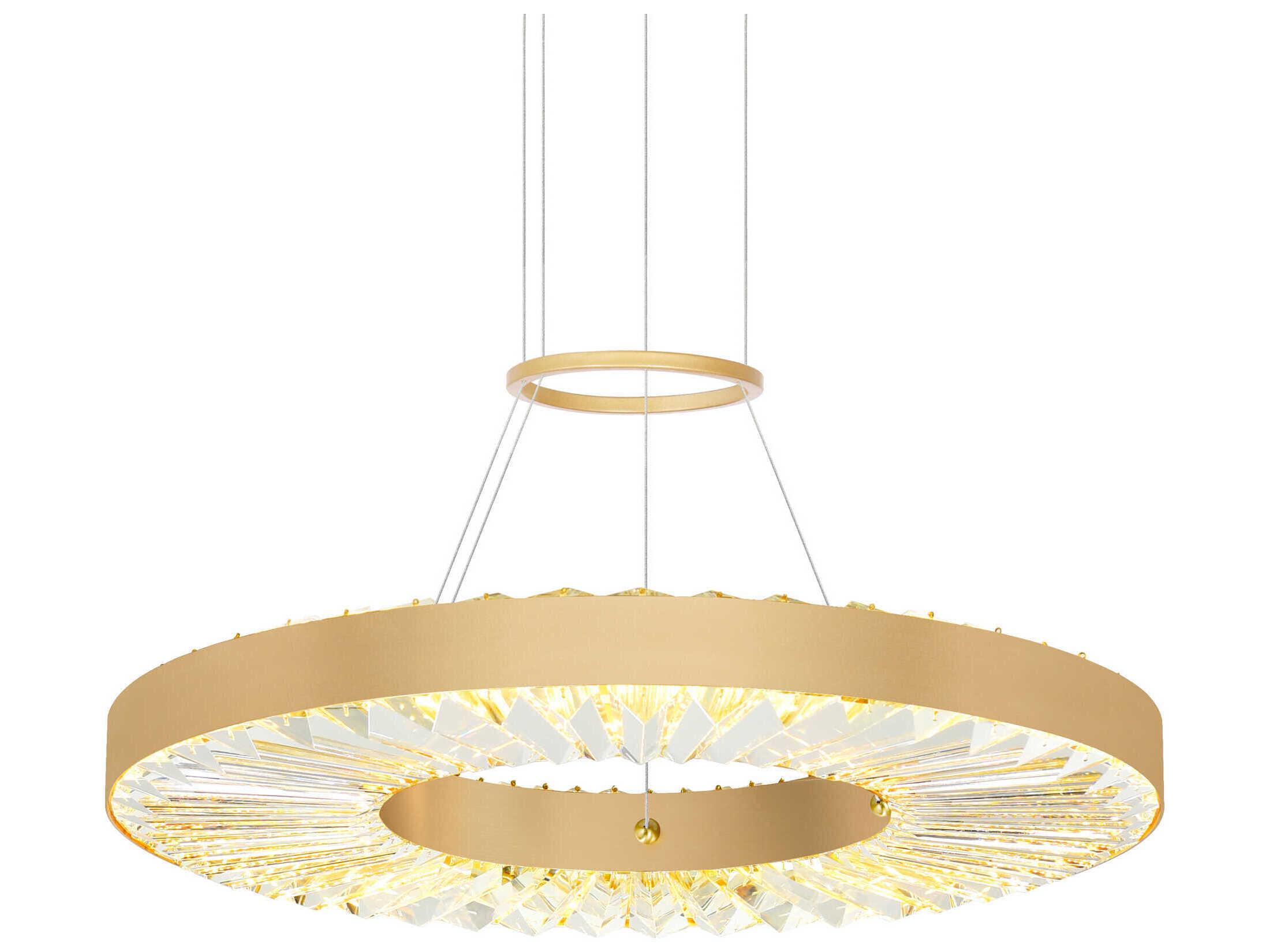 CWI Lighting Bjoux Sun Gold Round Pendant