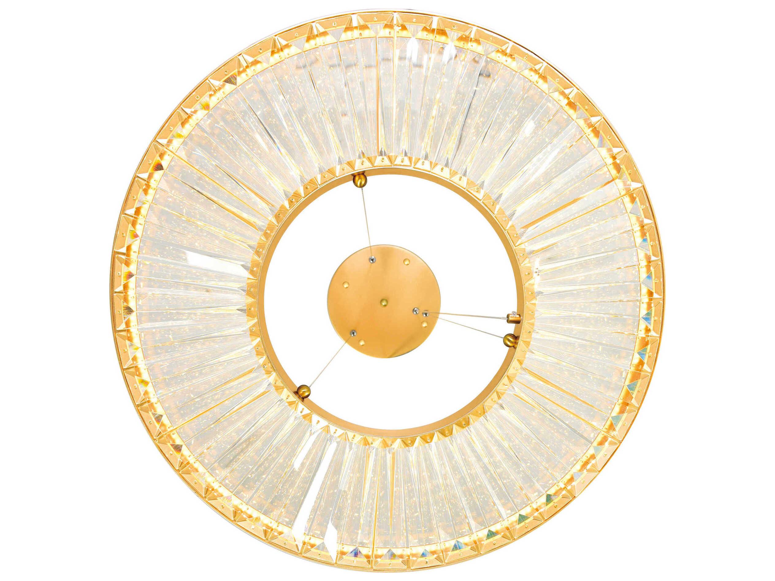 CWI Lighting Bjoux Sun Gold Round Pendant