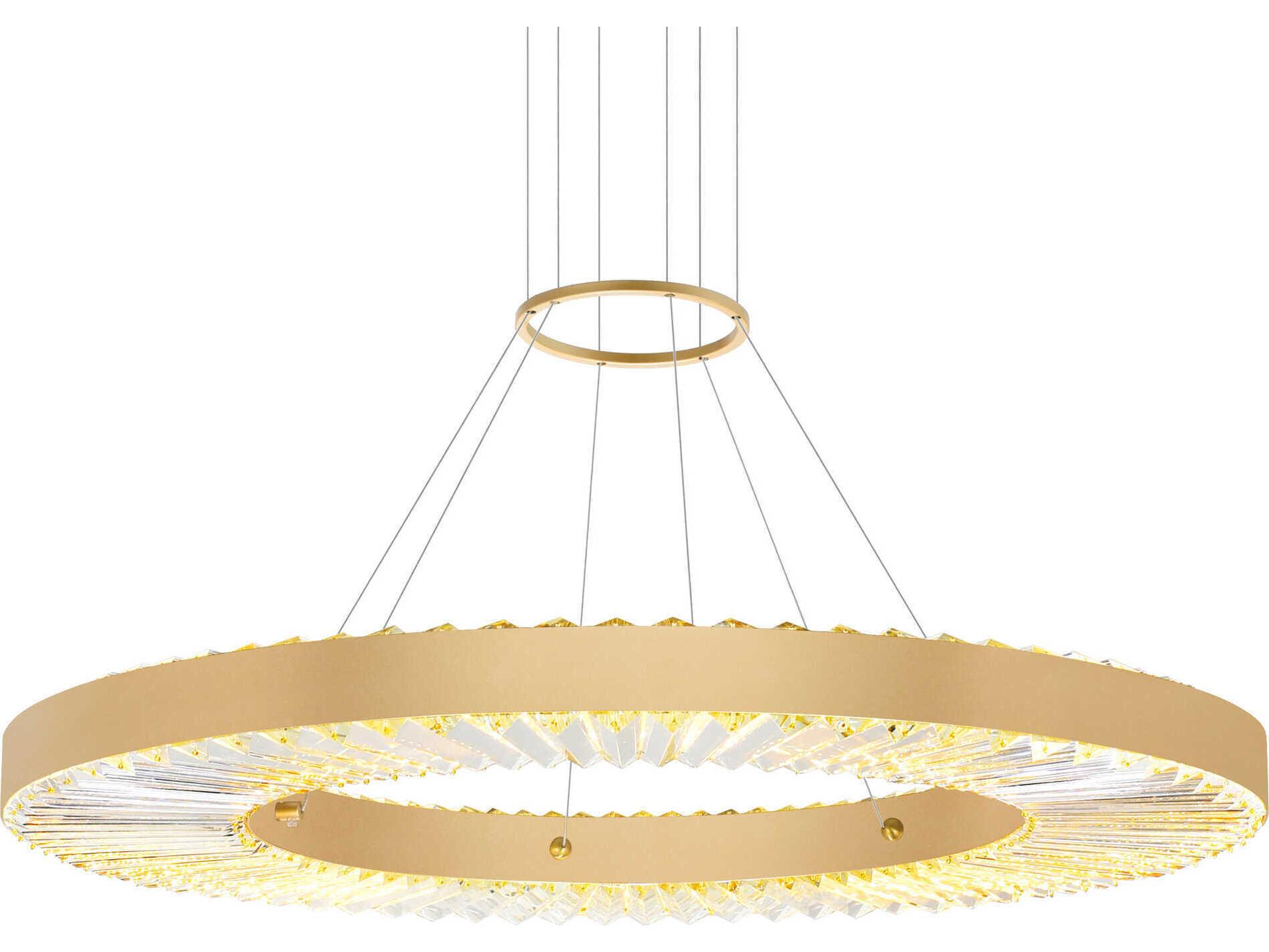 CWI Lighting Bjoux Sun Gold Round Pendant