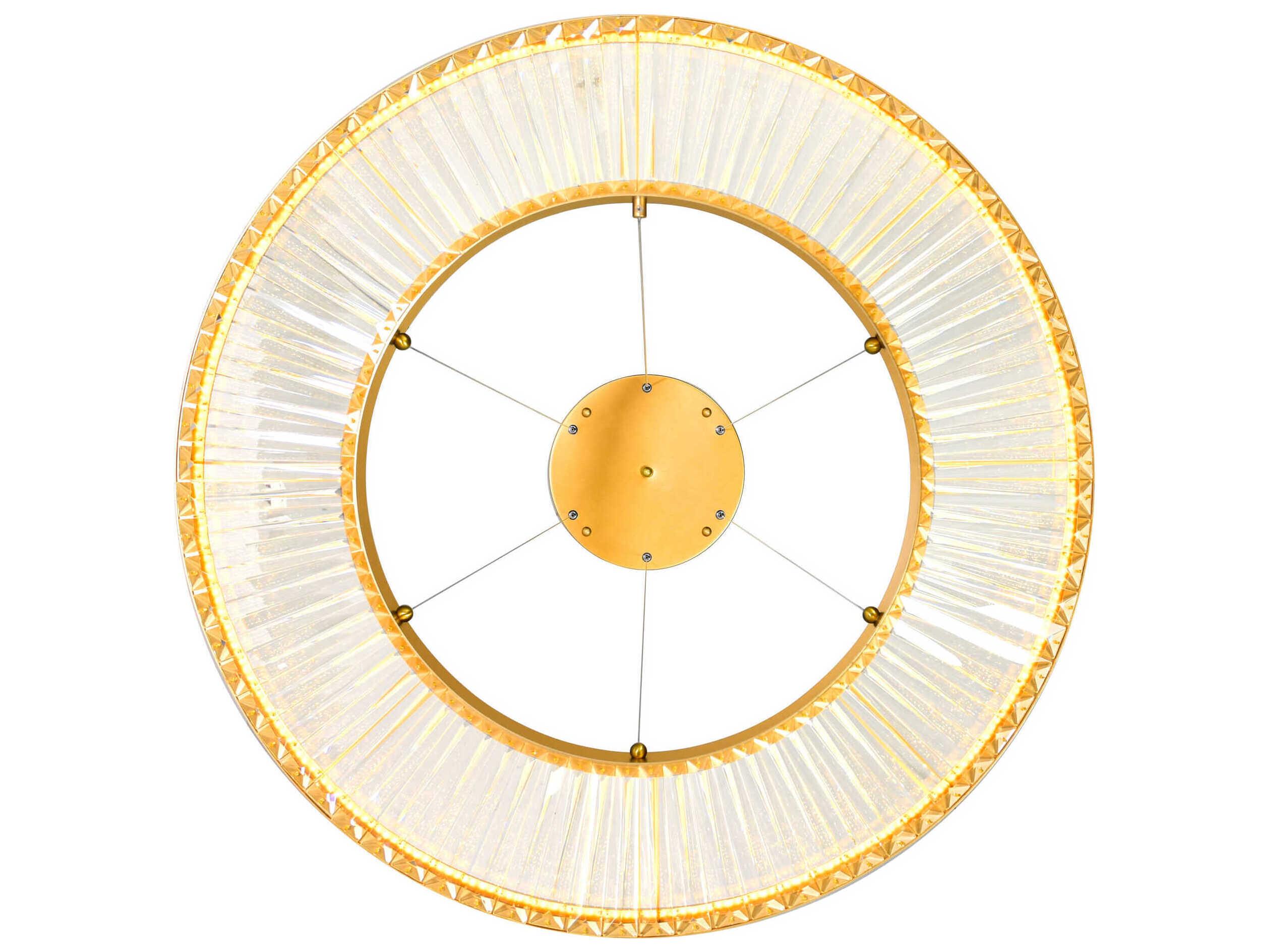 CWI Lighting Bjoux Sun Gold Round Pendant