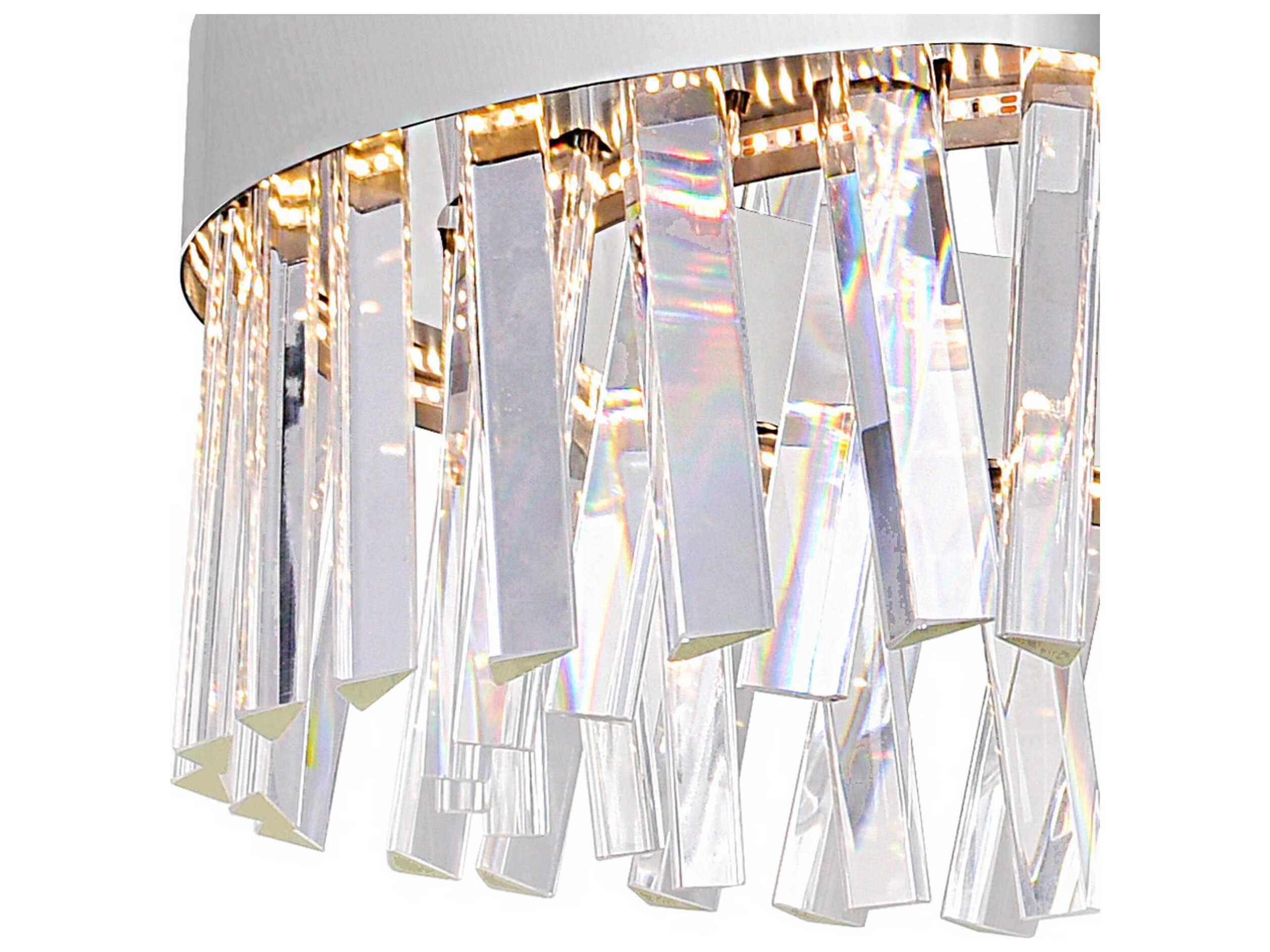 CWI Lighting Glace Chrome Round Pendant